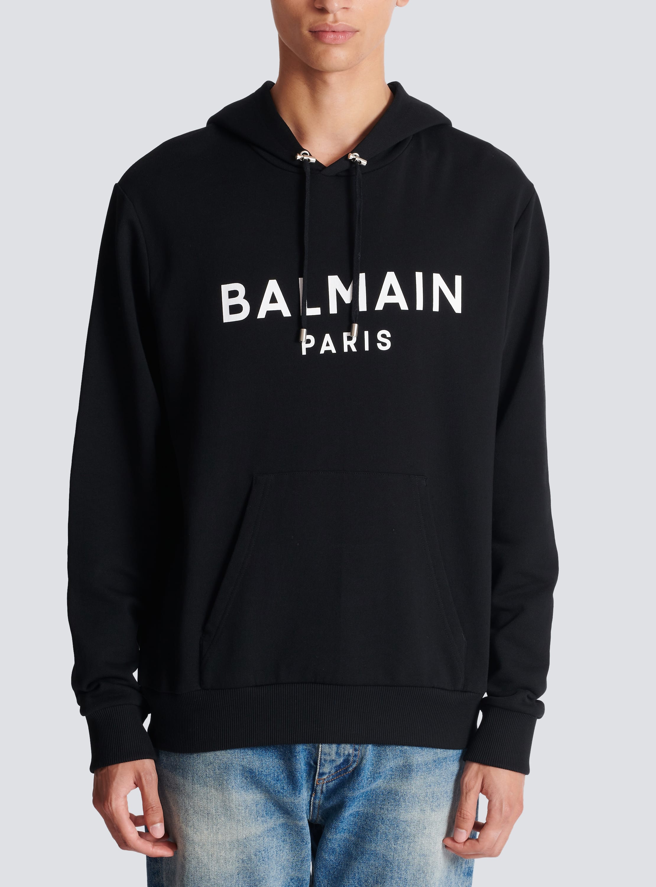 Balmain Paris hoodie black - Men | BALMAIN