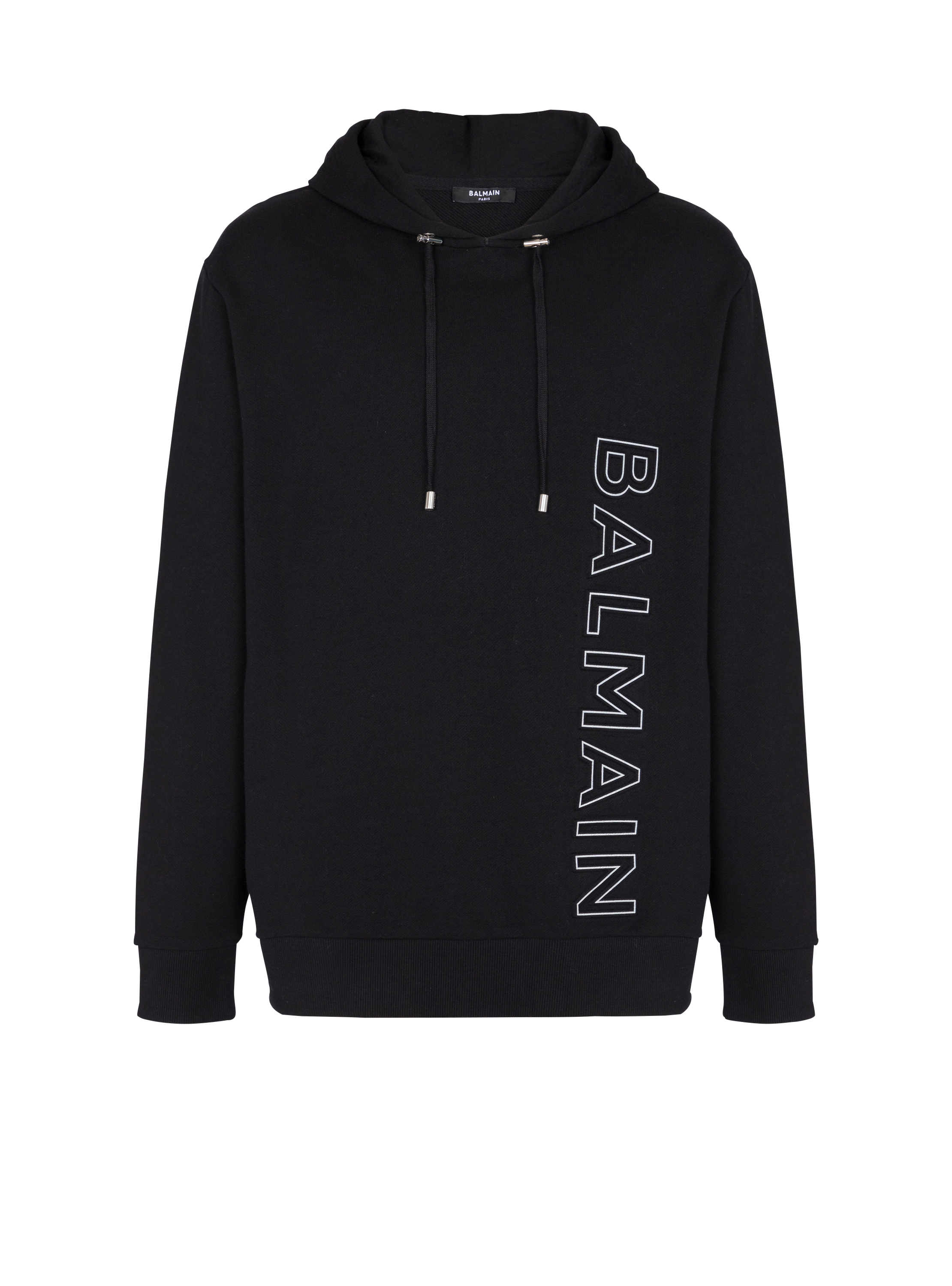 Sweat-shirt à capuche Balmain Embossé