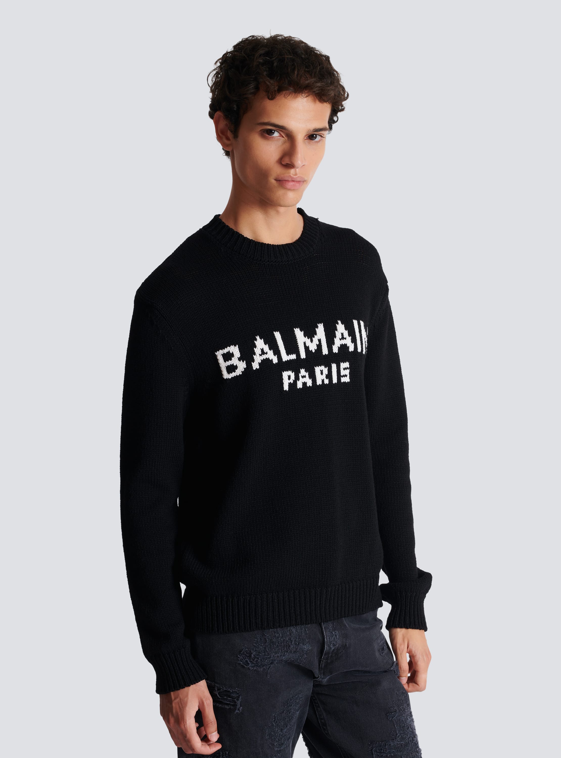 Balmain merino wool jumper Men BALMAIN