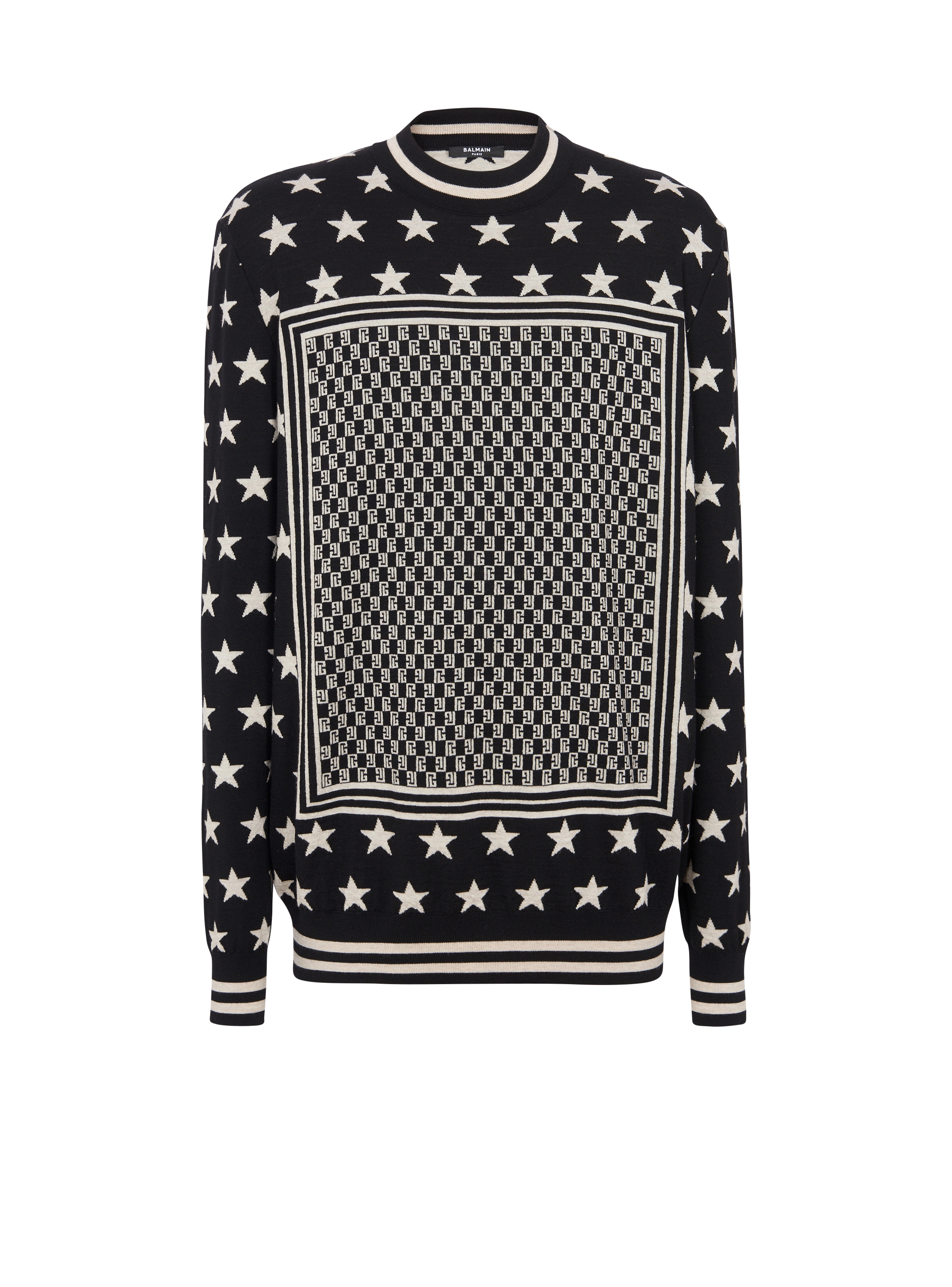 Mini monogram stars jumper