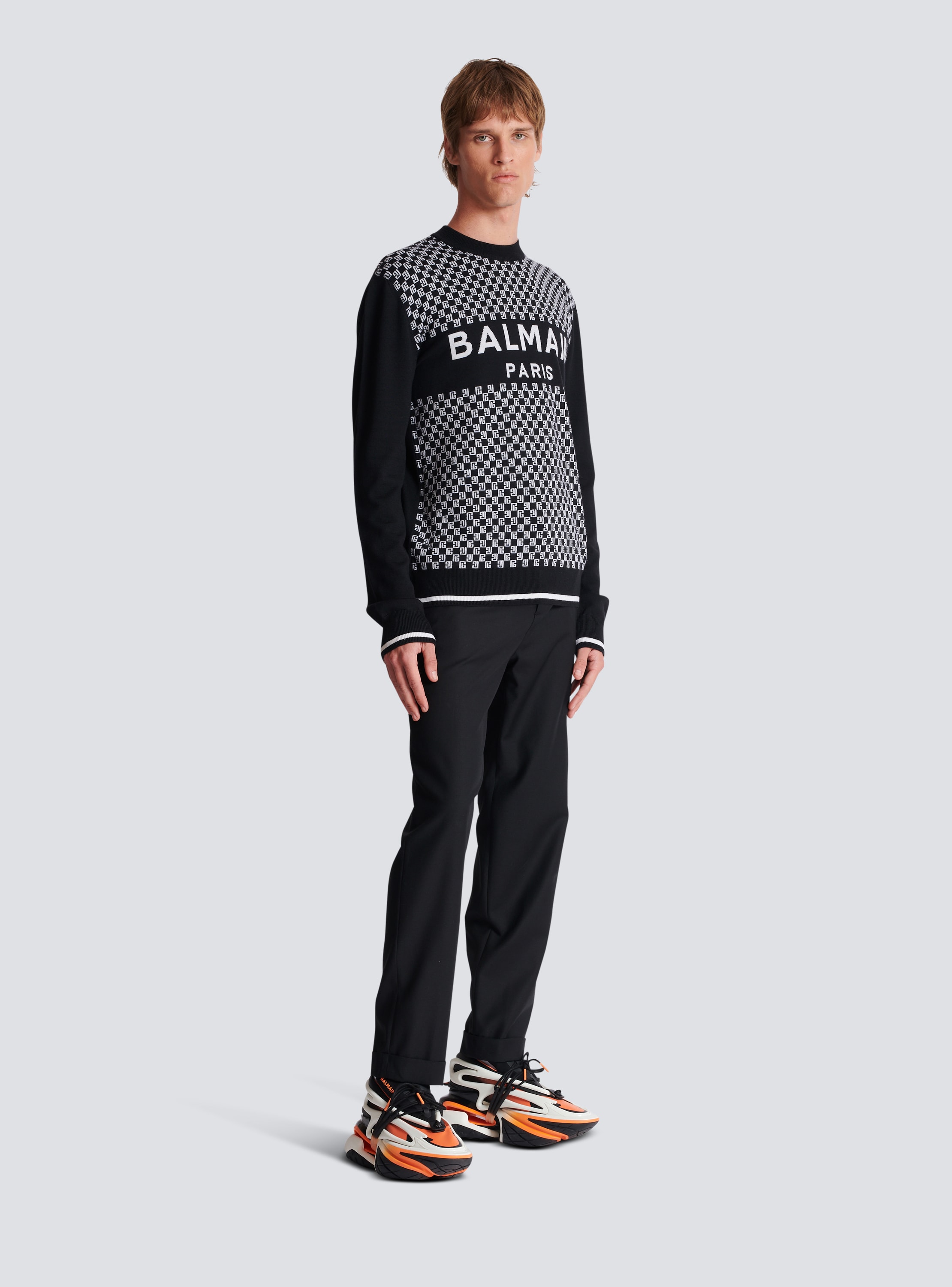 Balmain mini monogram jumper