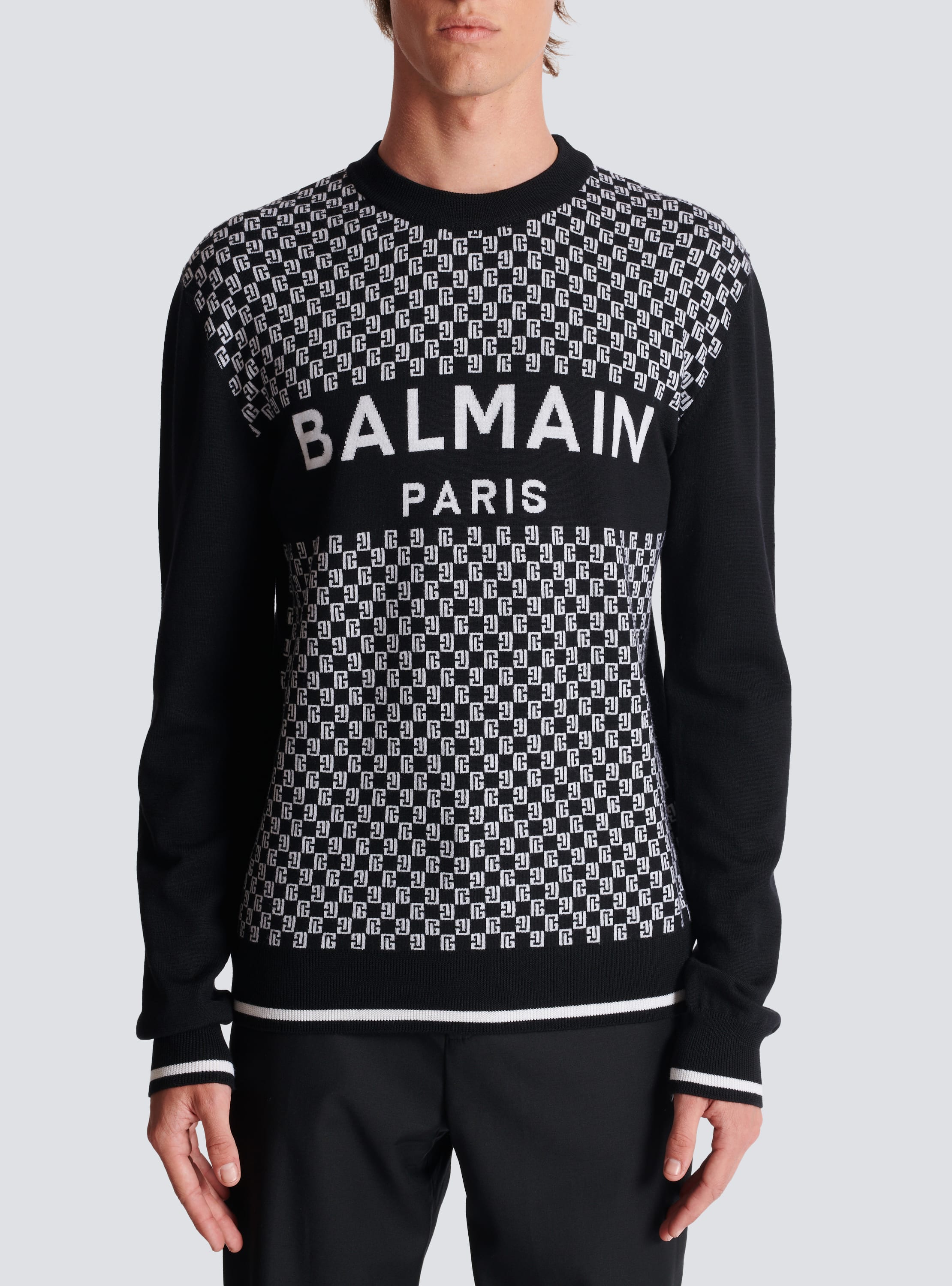 Balmain mini monogram jumper