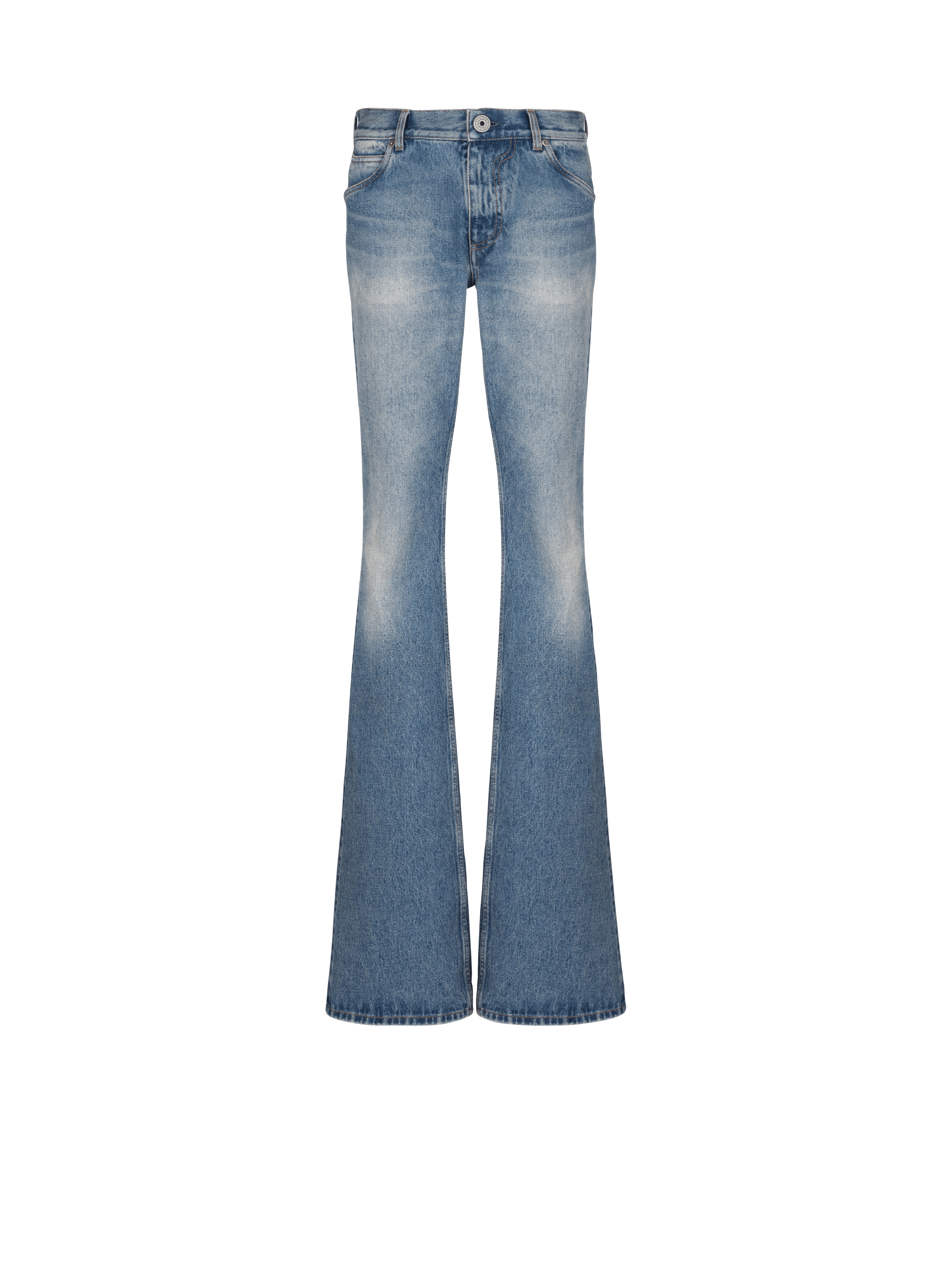 Jeans in blauer Vintage-Waschung