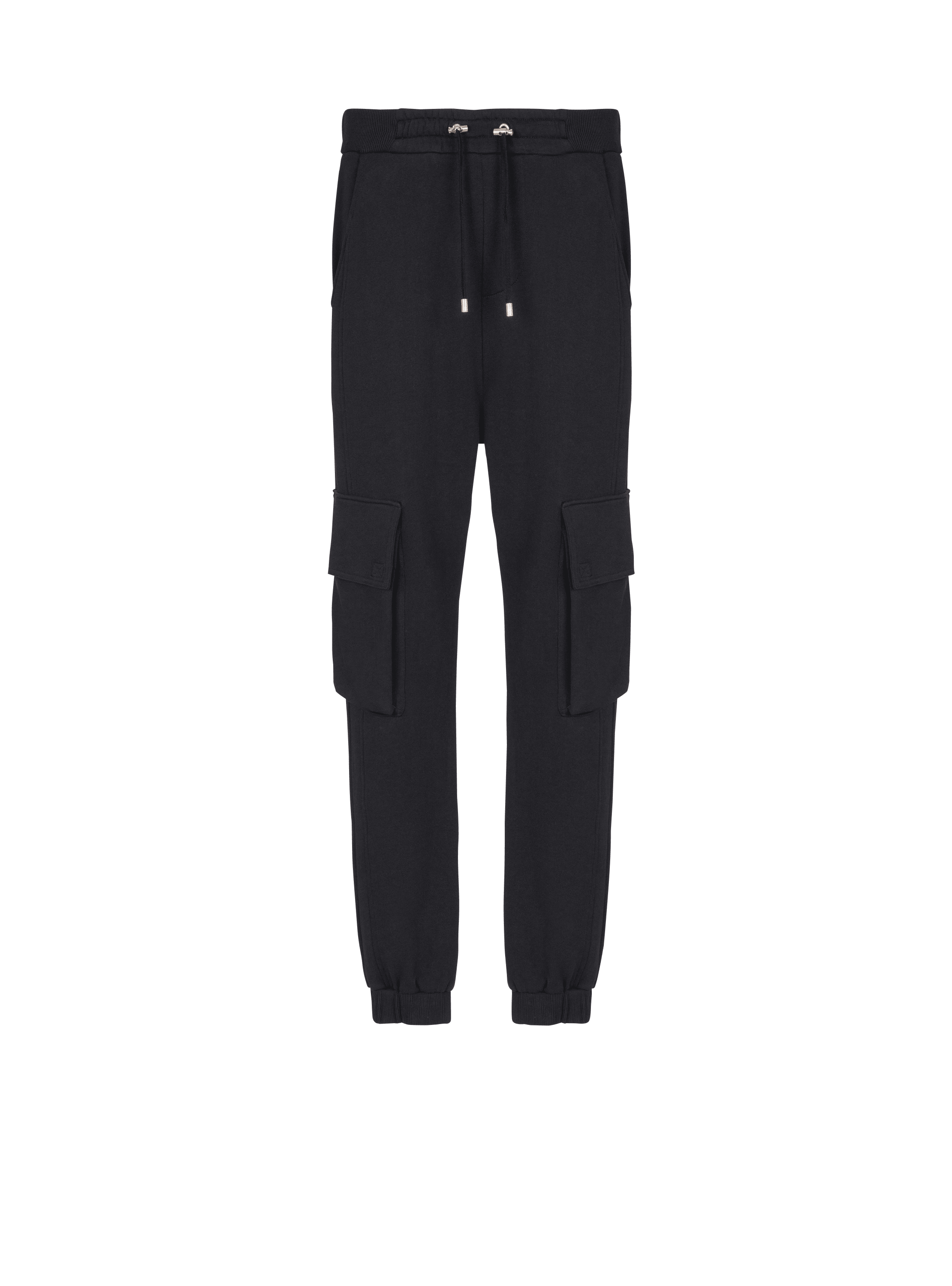 Pantalones de jogging tipo cargo Balmain Paris, negro, hi-res