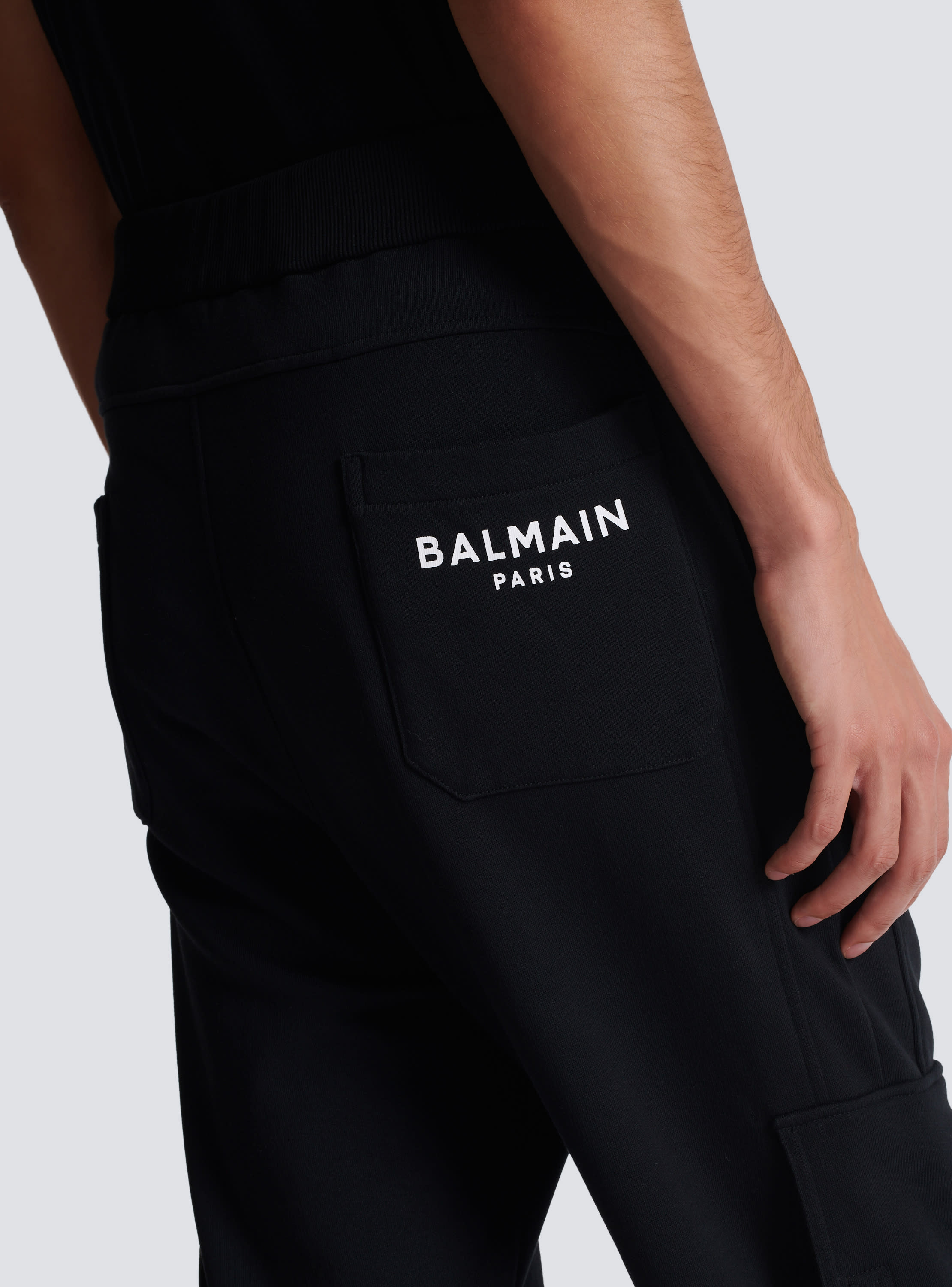 Balmain Kids drawstring tracksuit bottoms - Grey