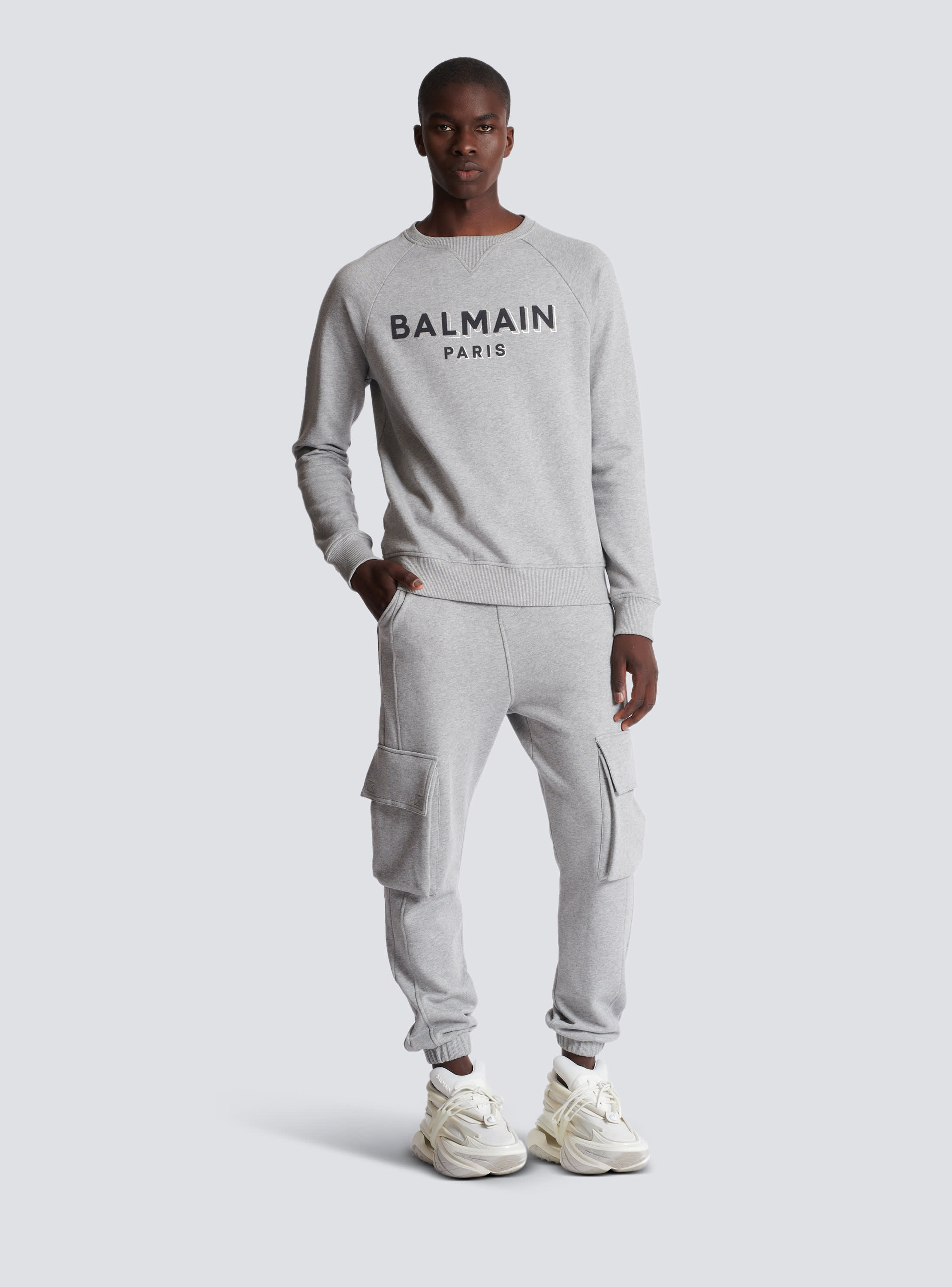 Balmain Paris cargo joggers