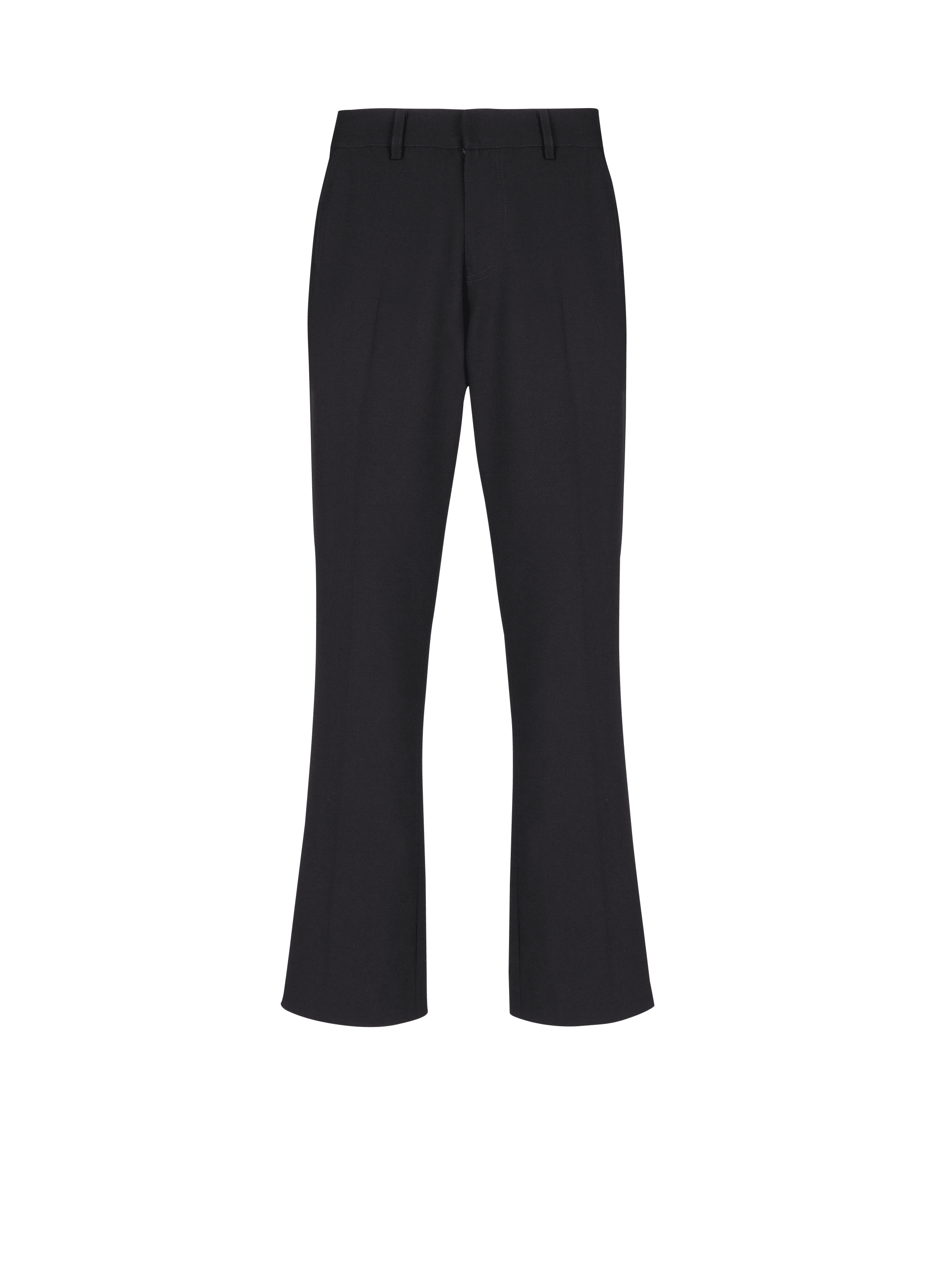 Pantalon flare en double crêpe