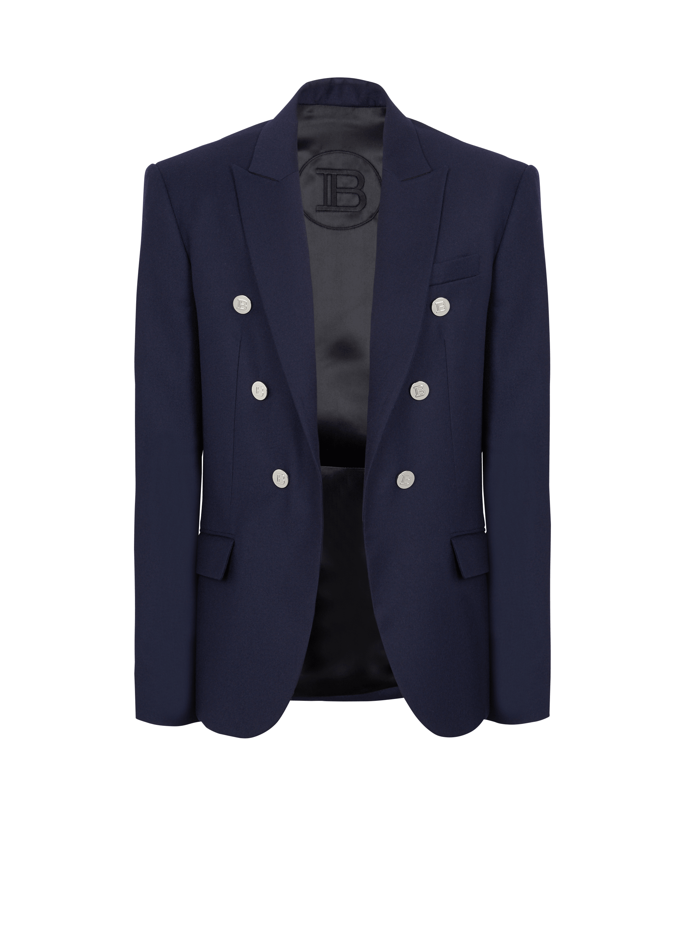 6-button wool jacket