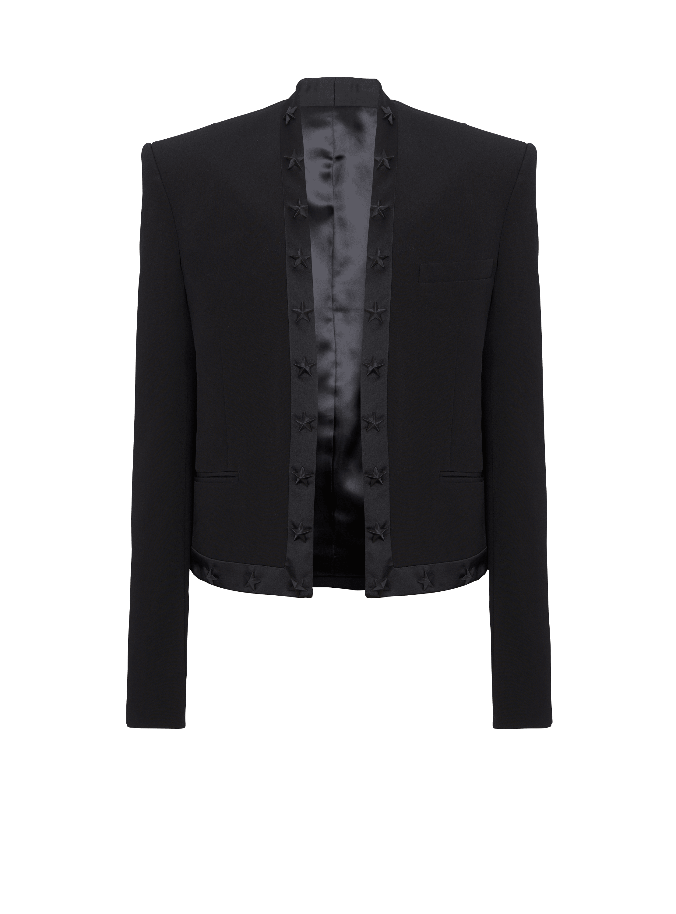 Veste brodée avec étoiles