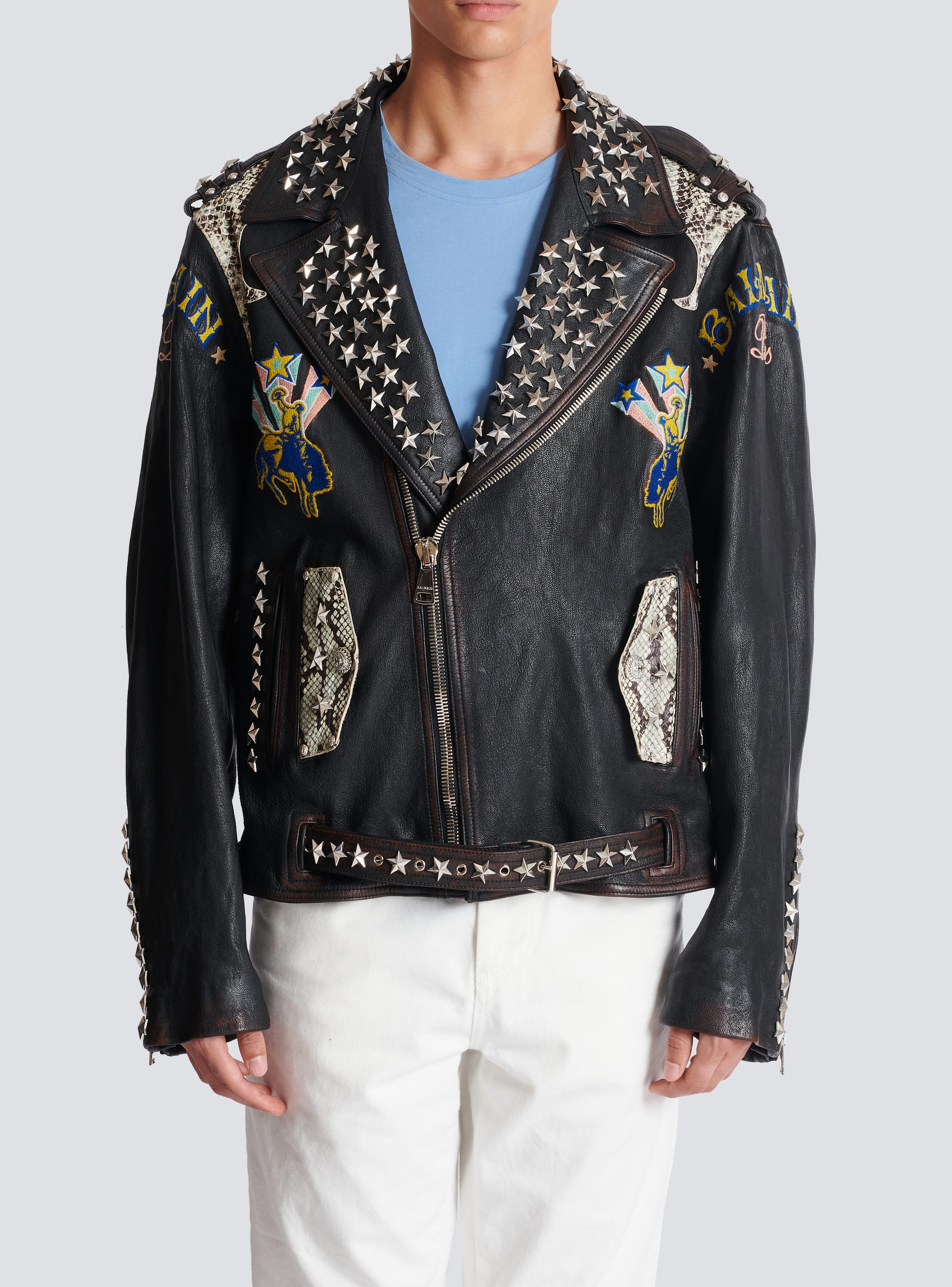 Weston leather hot sale moto jacket