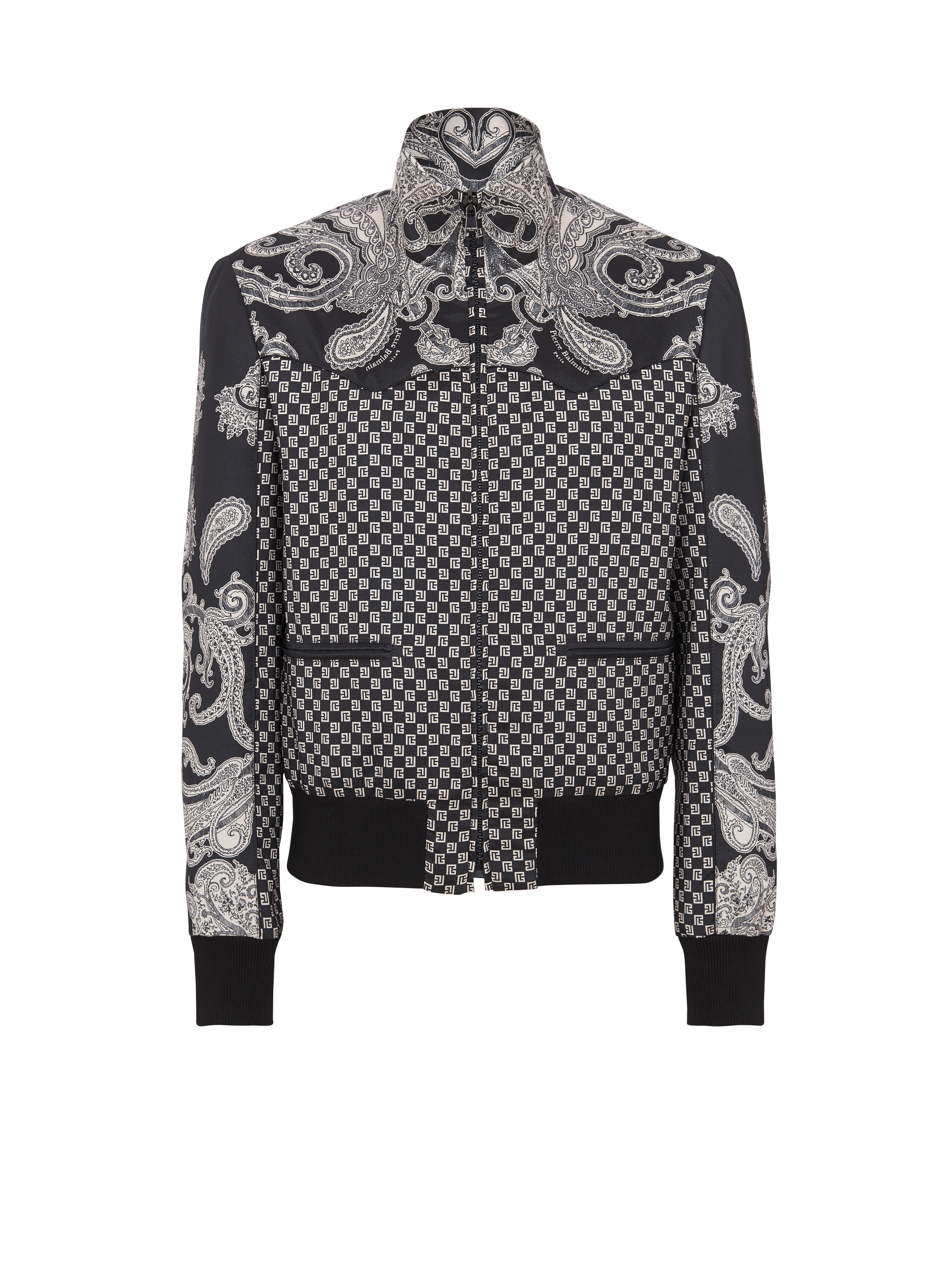 Blouson bomber mini monogramme et Paisley