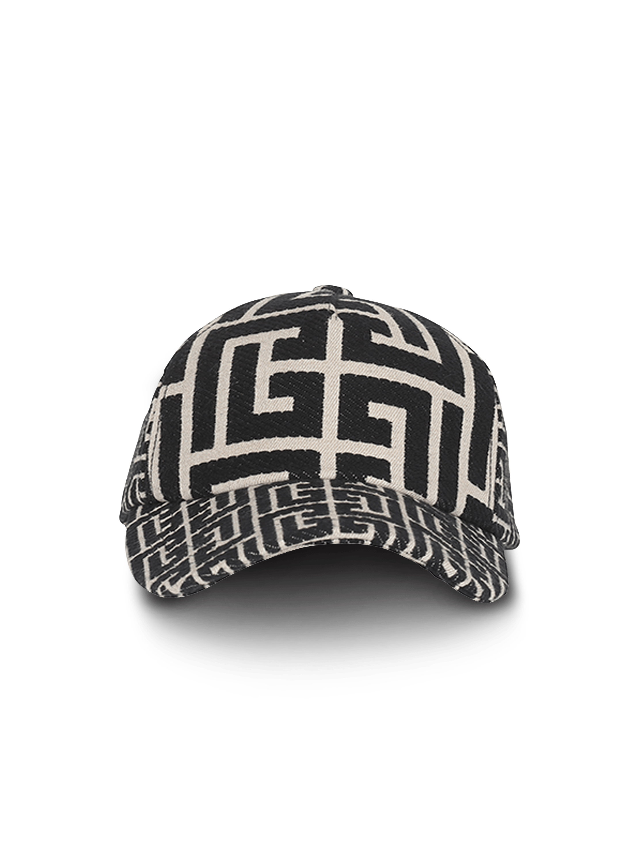 Cappellino in jacquard con monogramma