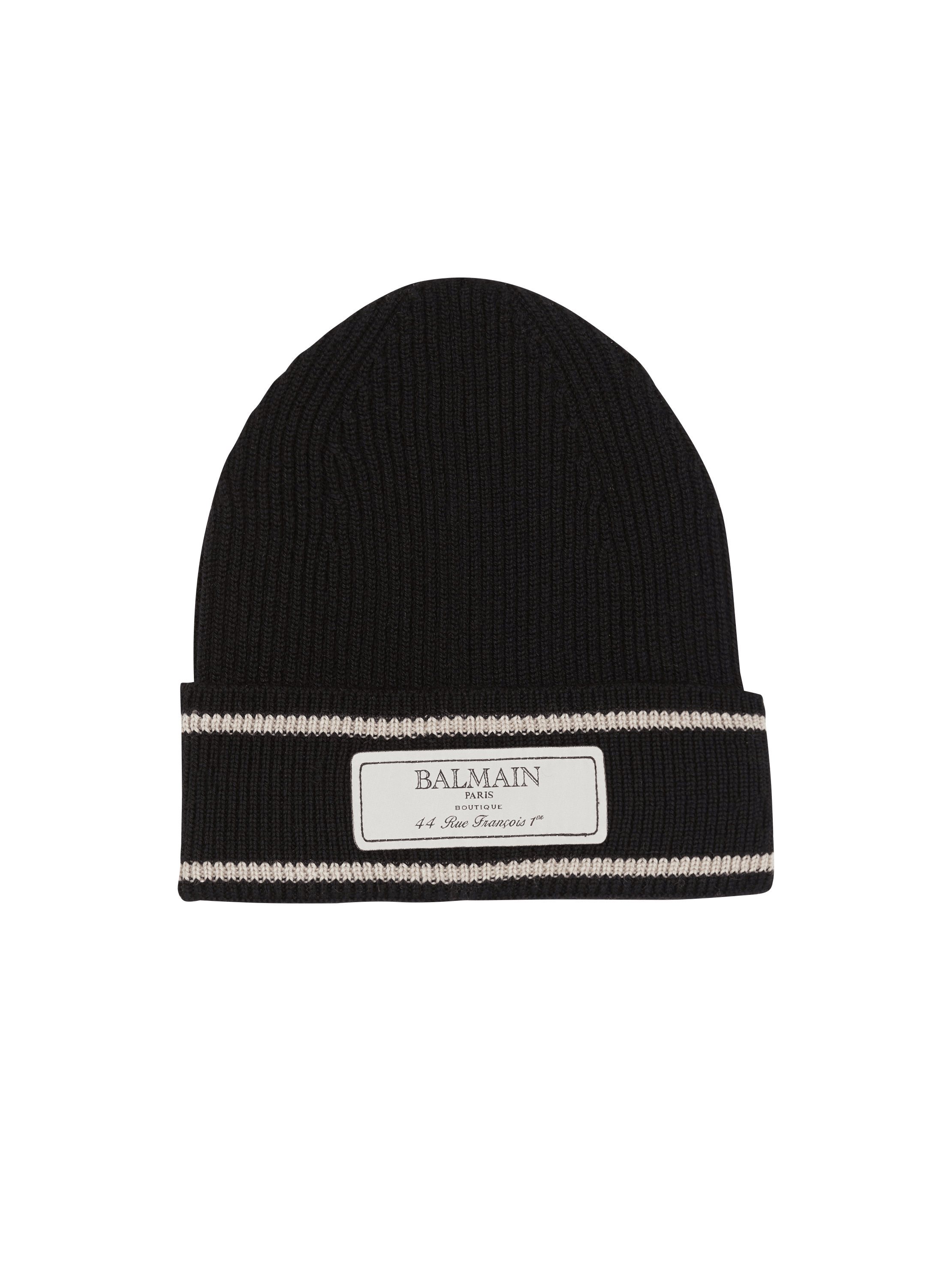 bonnet homme en maille avec inscription - puma noir homme