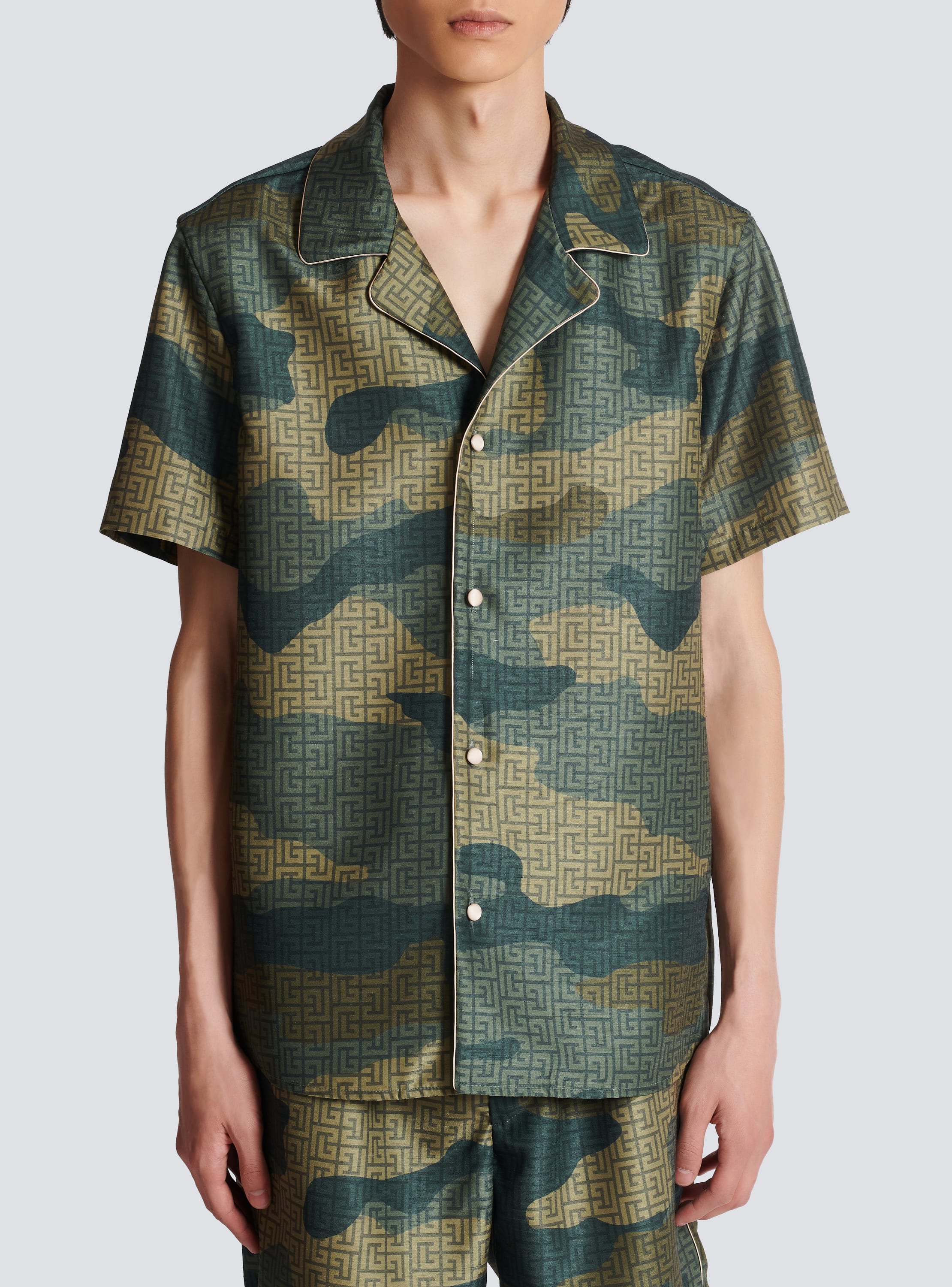 Balmain camo shirt sale