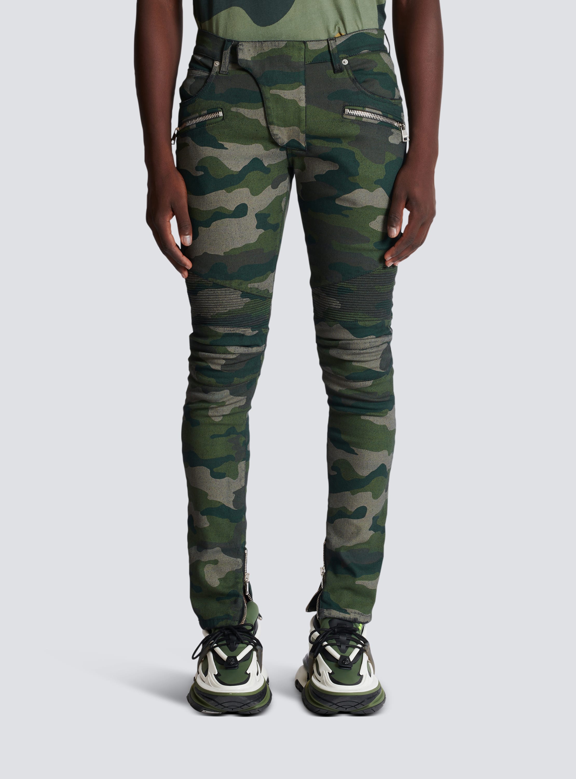 Balmain camouflage sale jeans