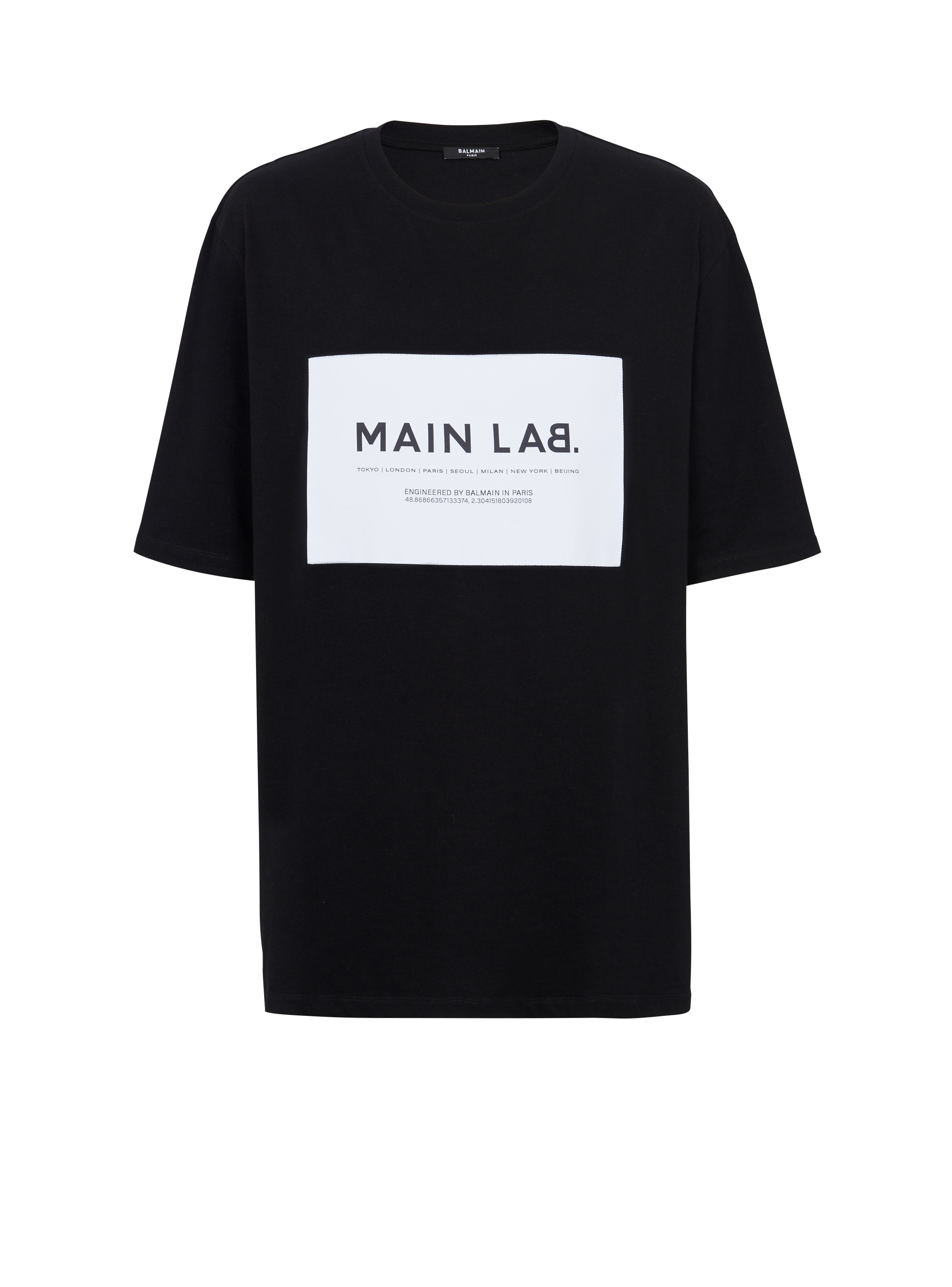Camiseta con etiqueta Main Lab