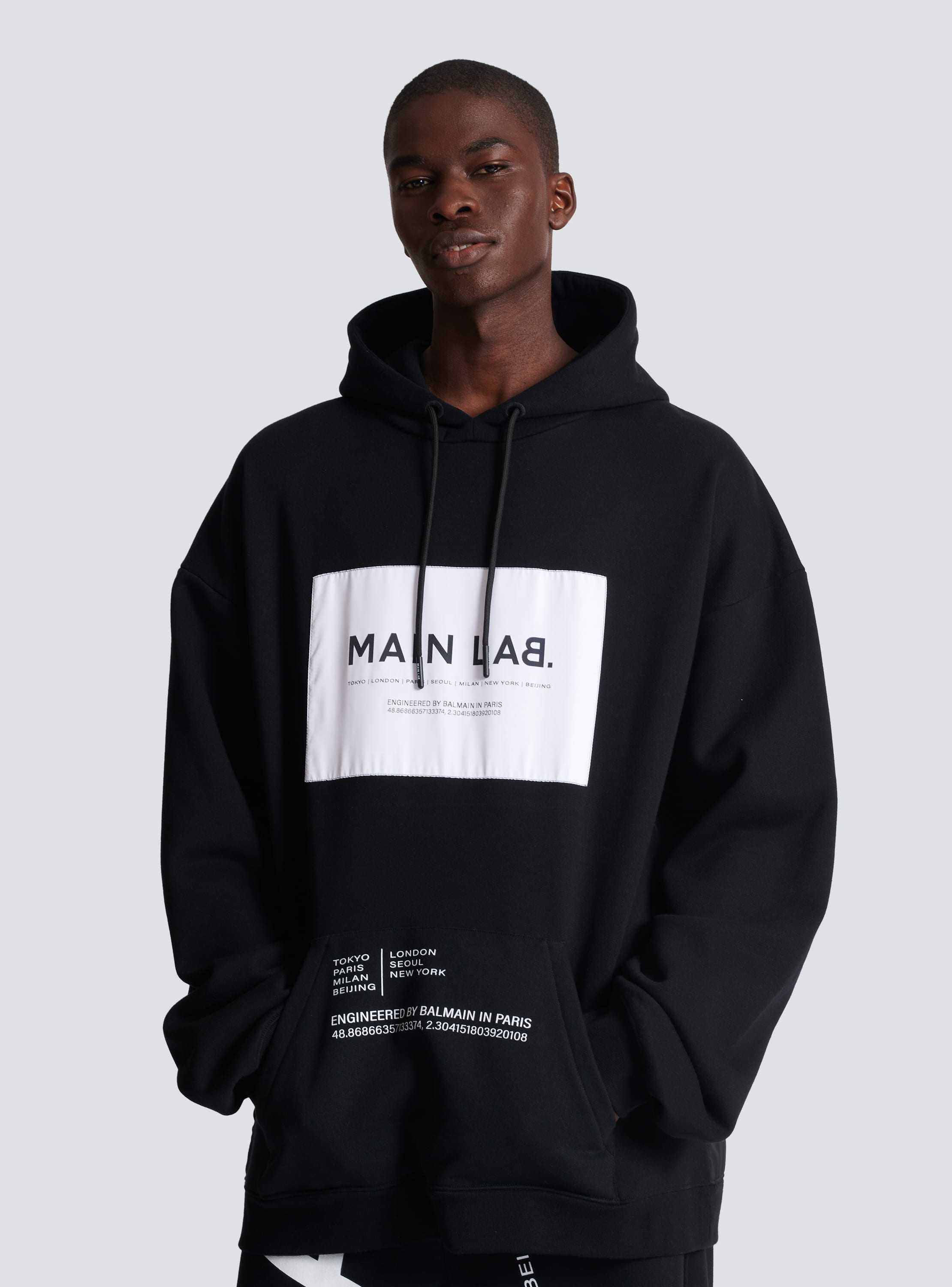 Main Lab label hoodie