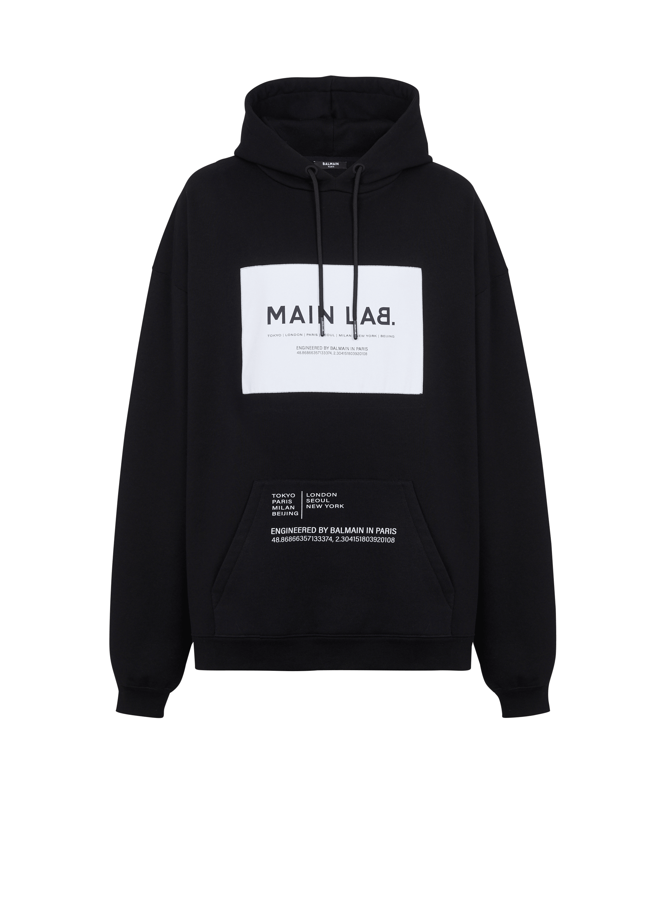 Balmain best sale hoodie mens