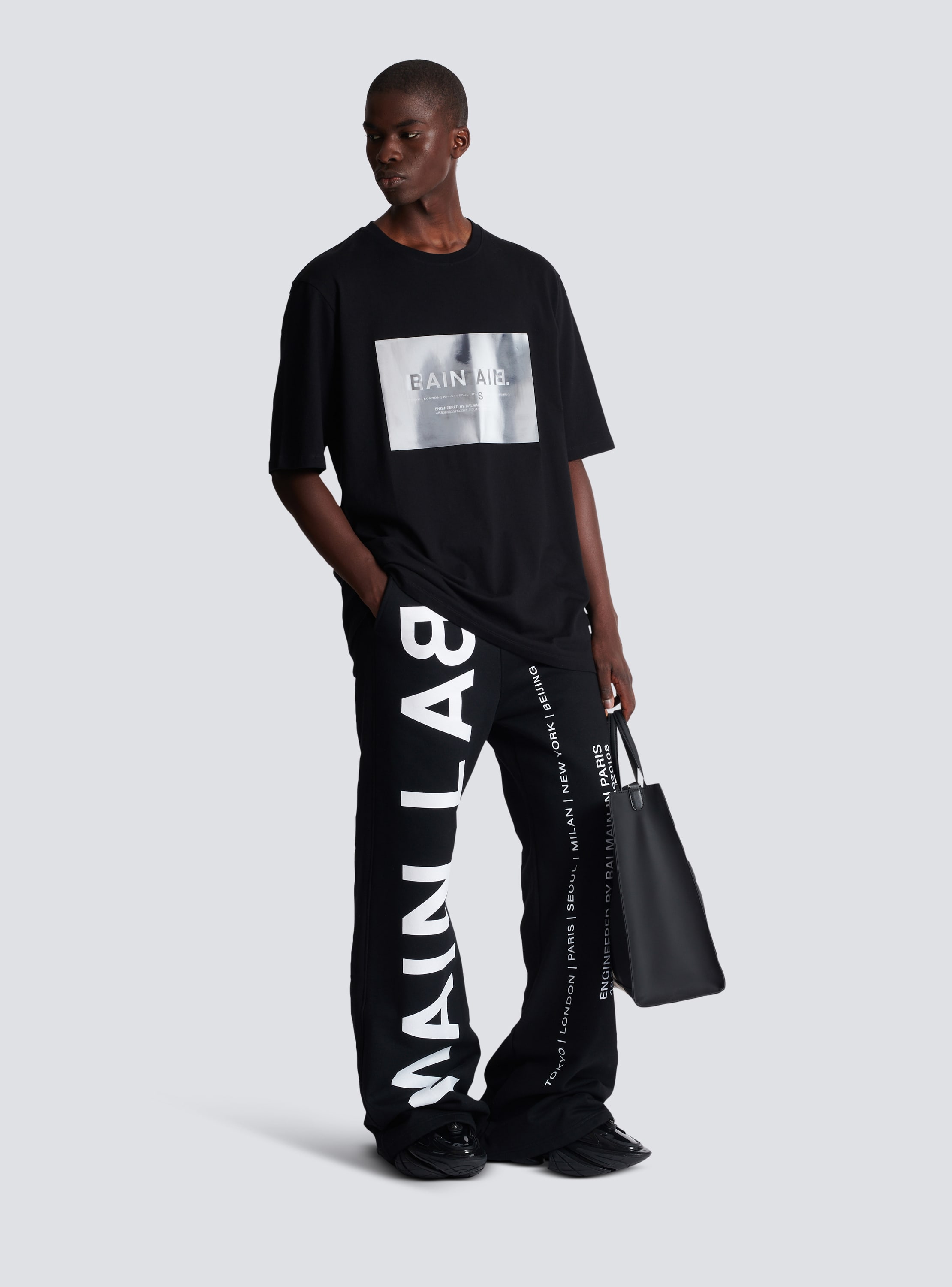 Balmain drawstring track pants - Black