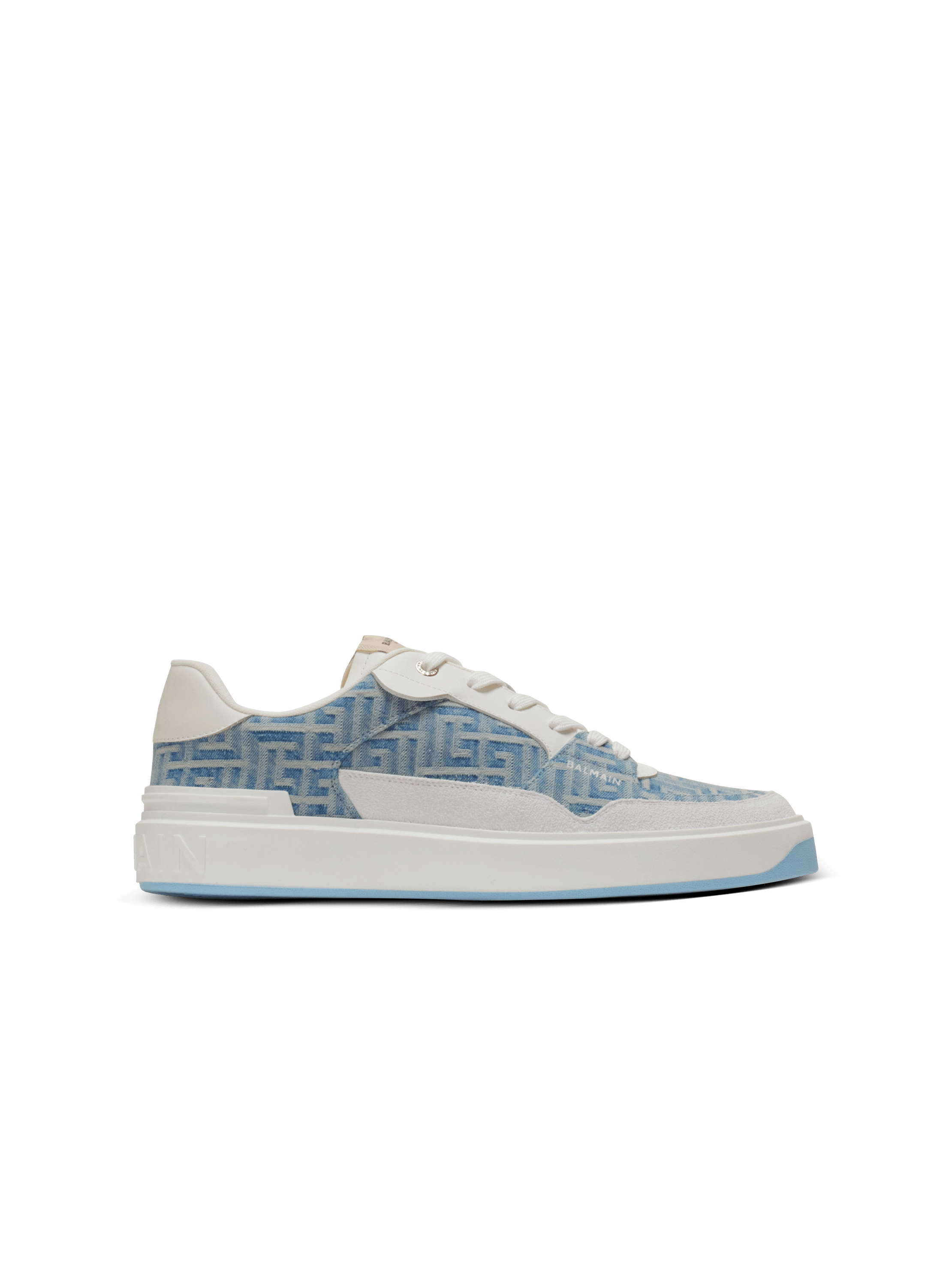 Baskets B-Court Flip en denim monogramme