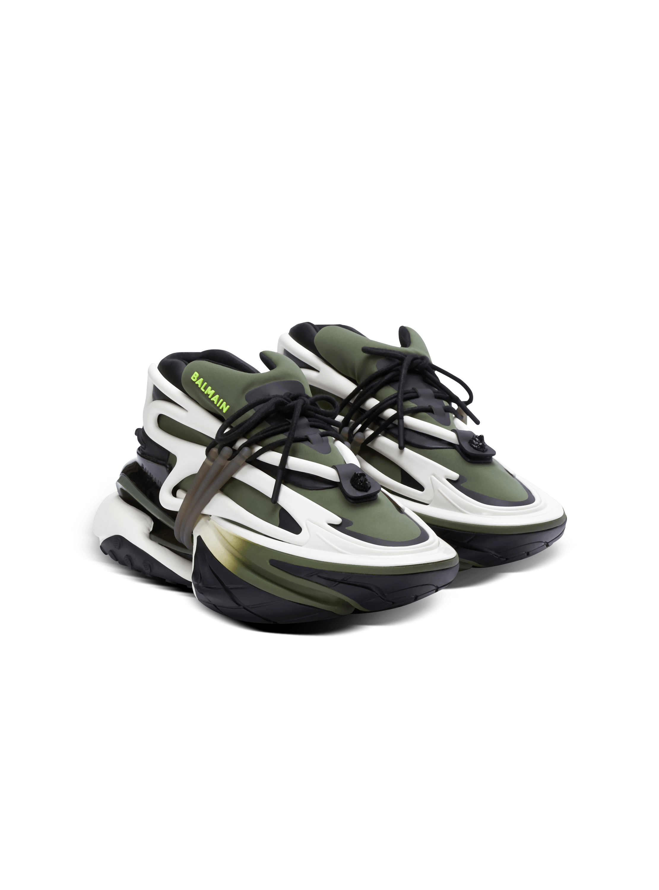 Sneakers basse Unicorn in neoprene e pelle di vitello