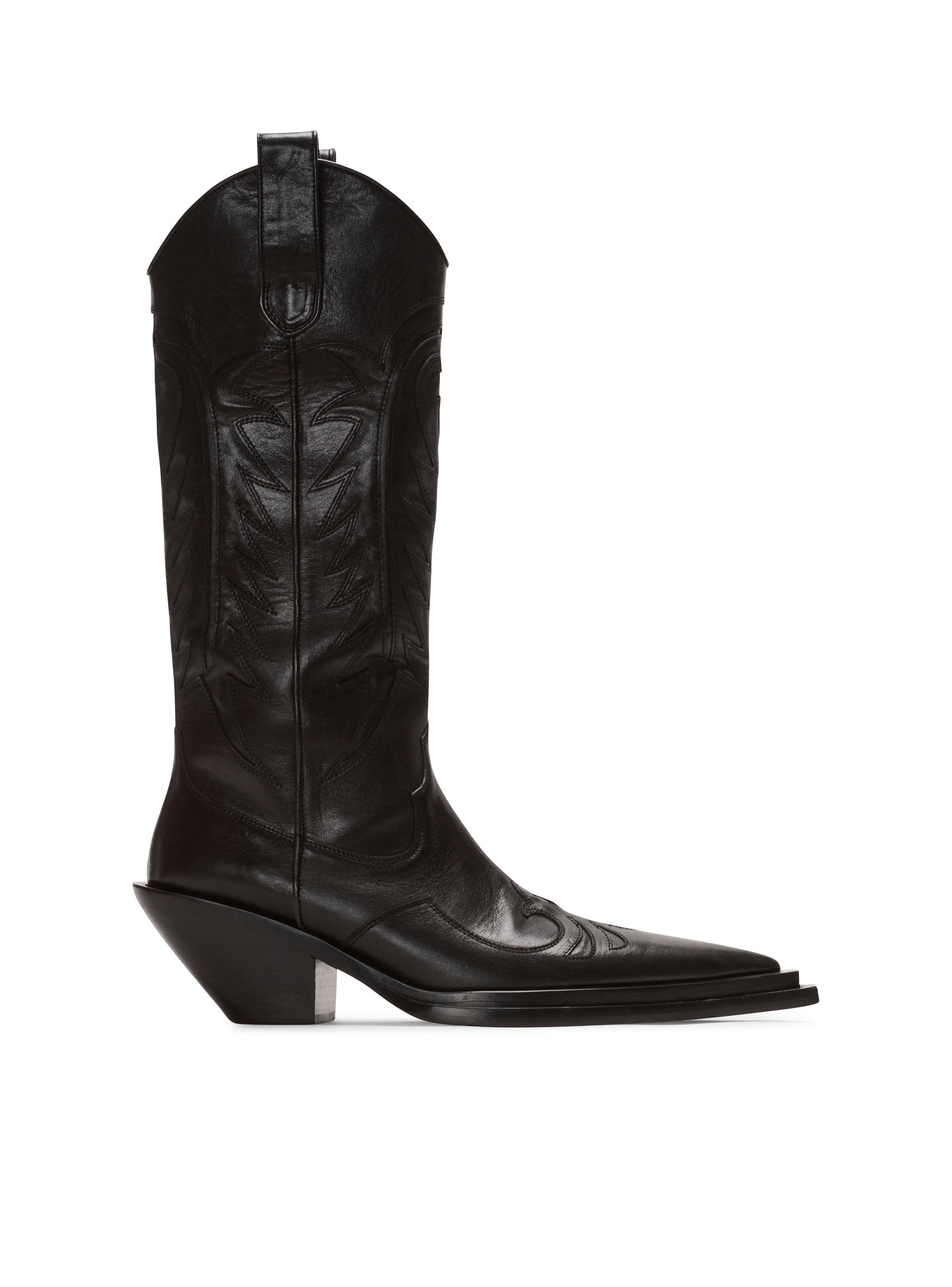 Dan patchwork leather boots black - Men | BALMAIN