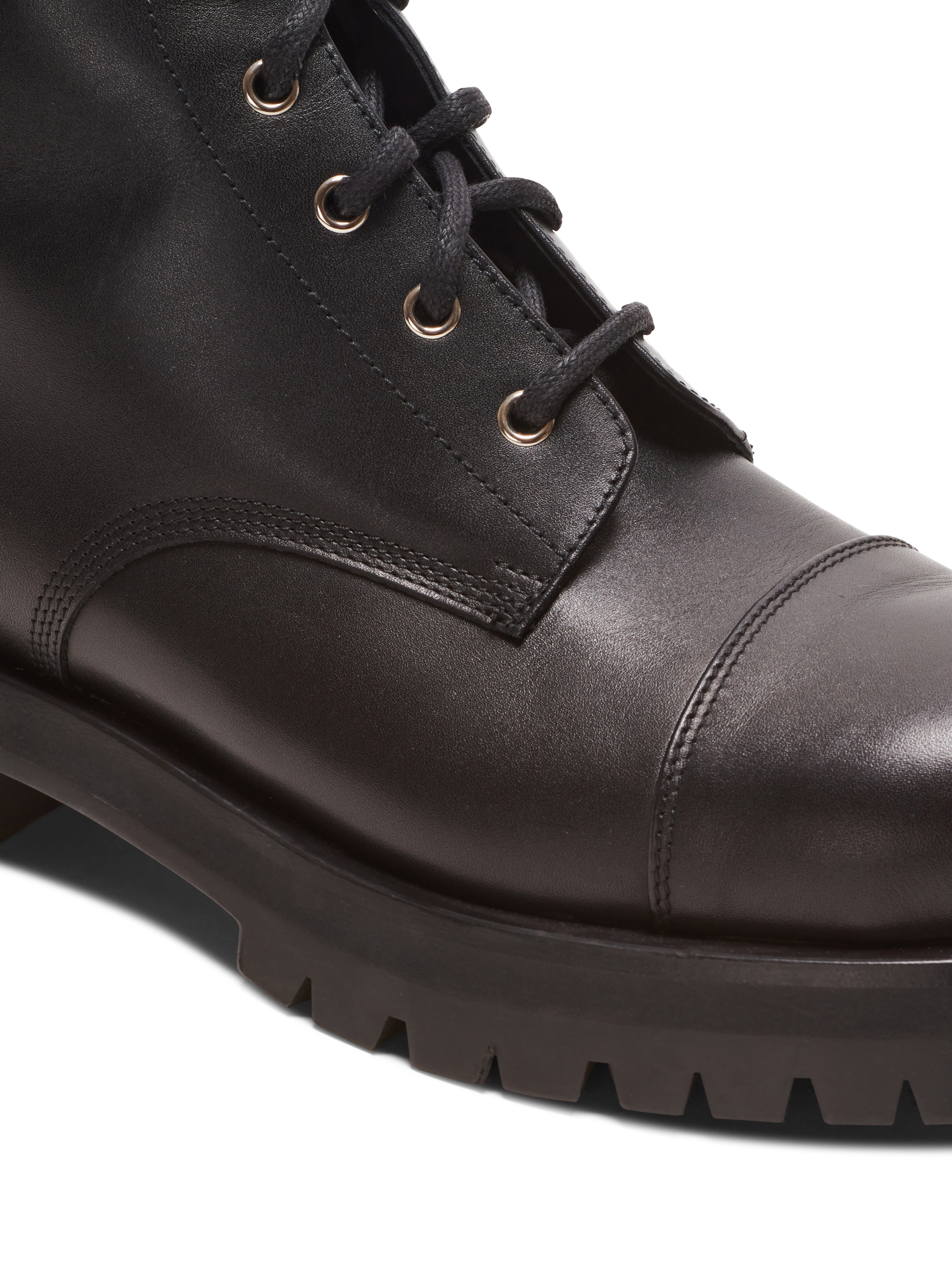 Charlie leather ranger boots - Men | BALMAIN