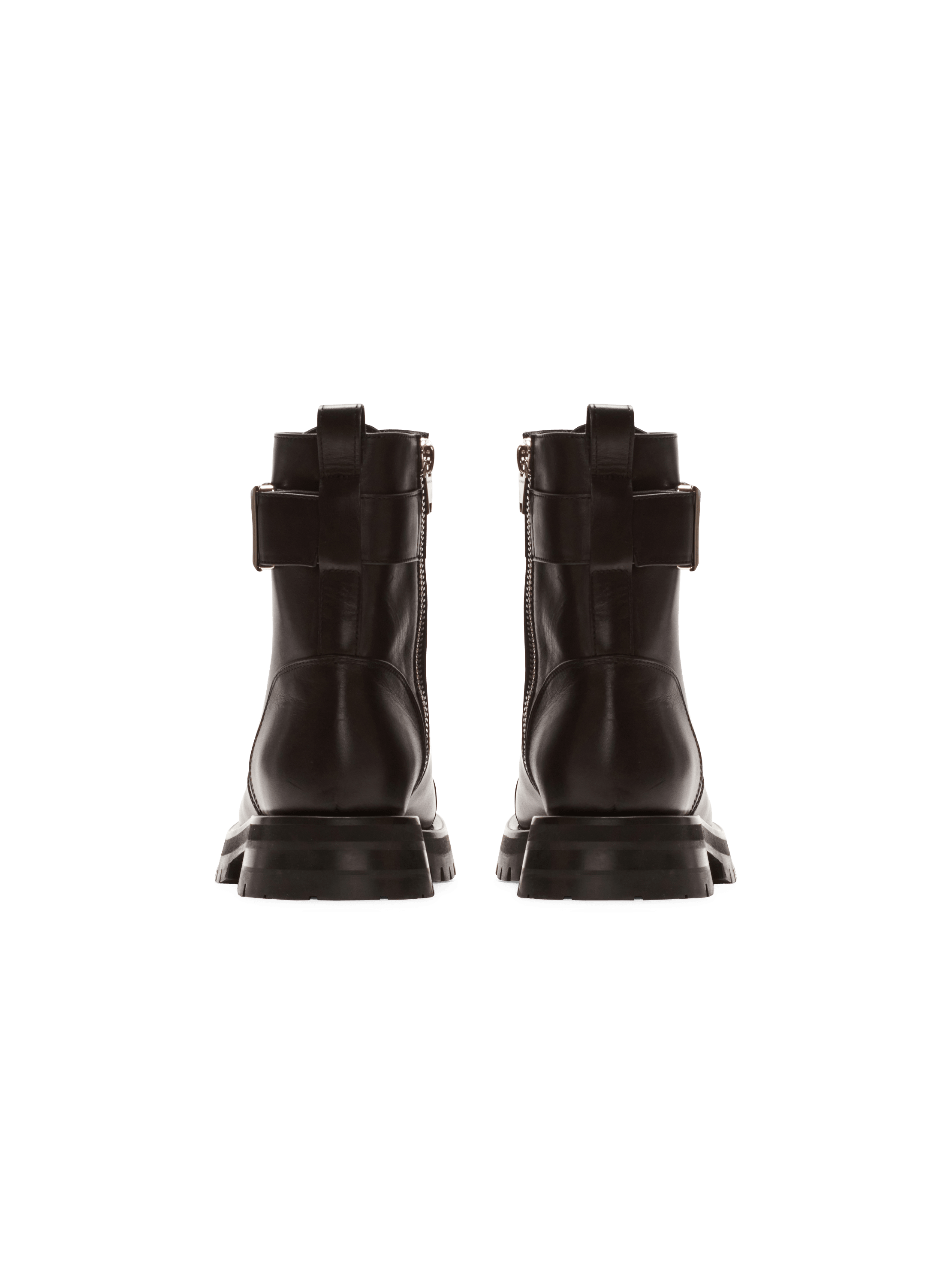 Charlie leather ranger boots Men BALMAIN