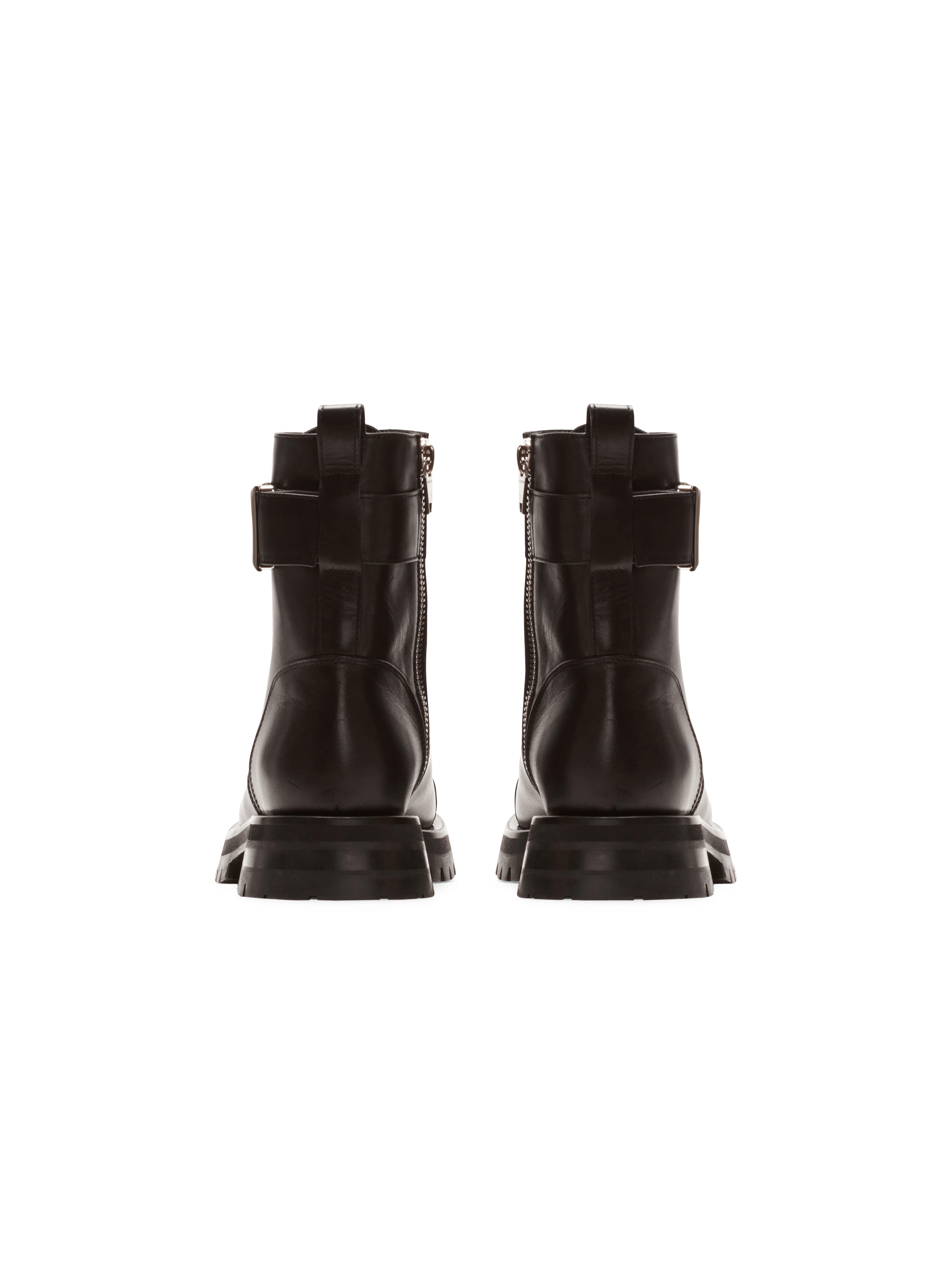 Charlie leather ranger boots - Men | BALMAIN