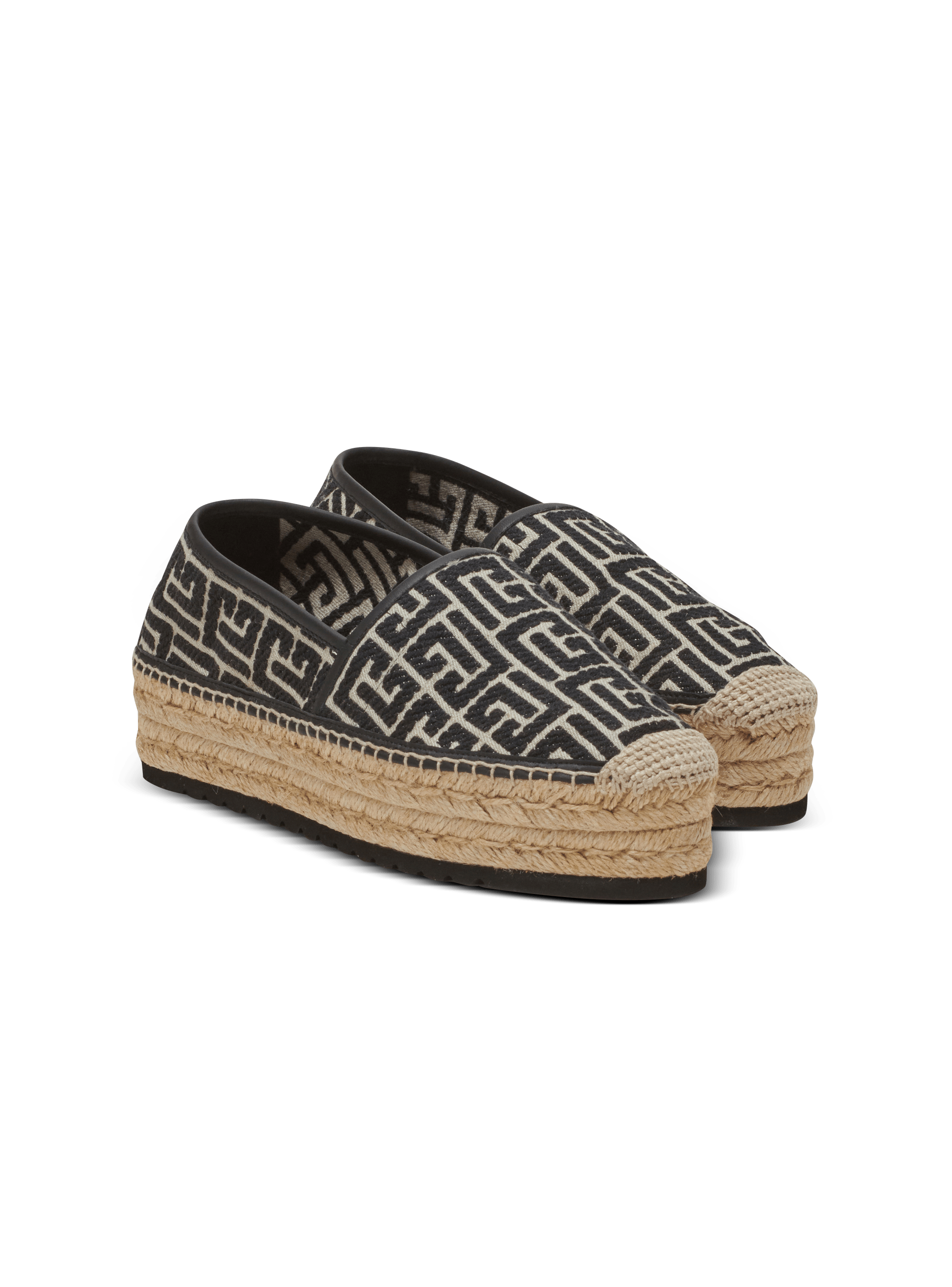 Espadrilles Alex en jacquard monogramme