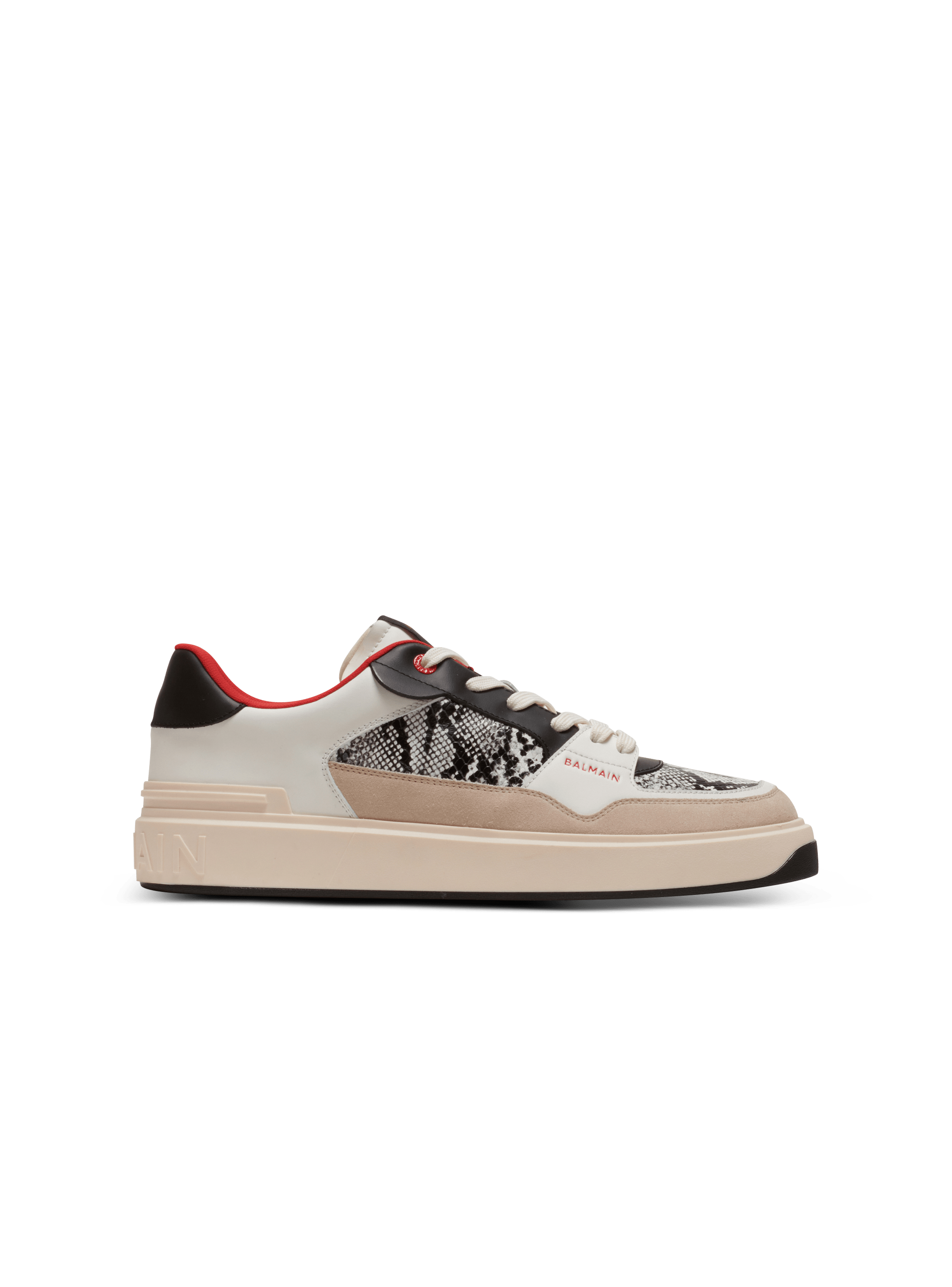 B-Court Flip snakeskin-effect leather and suede trainers, multicolor, hi-res