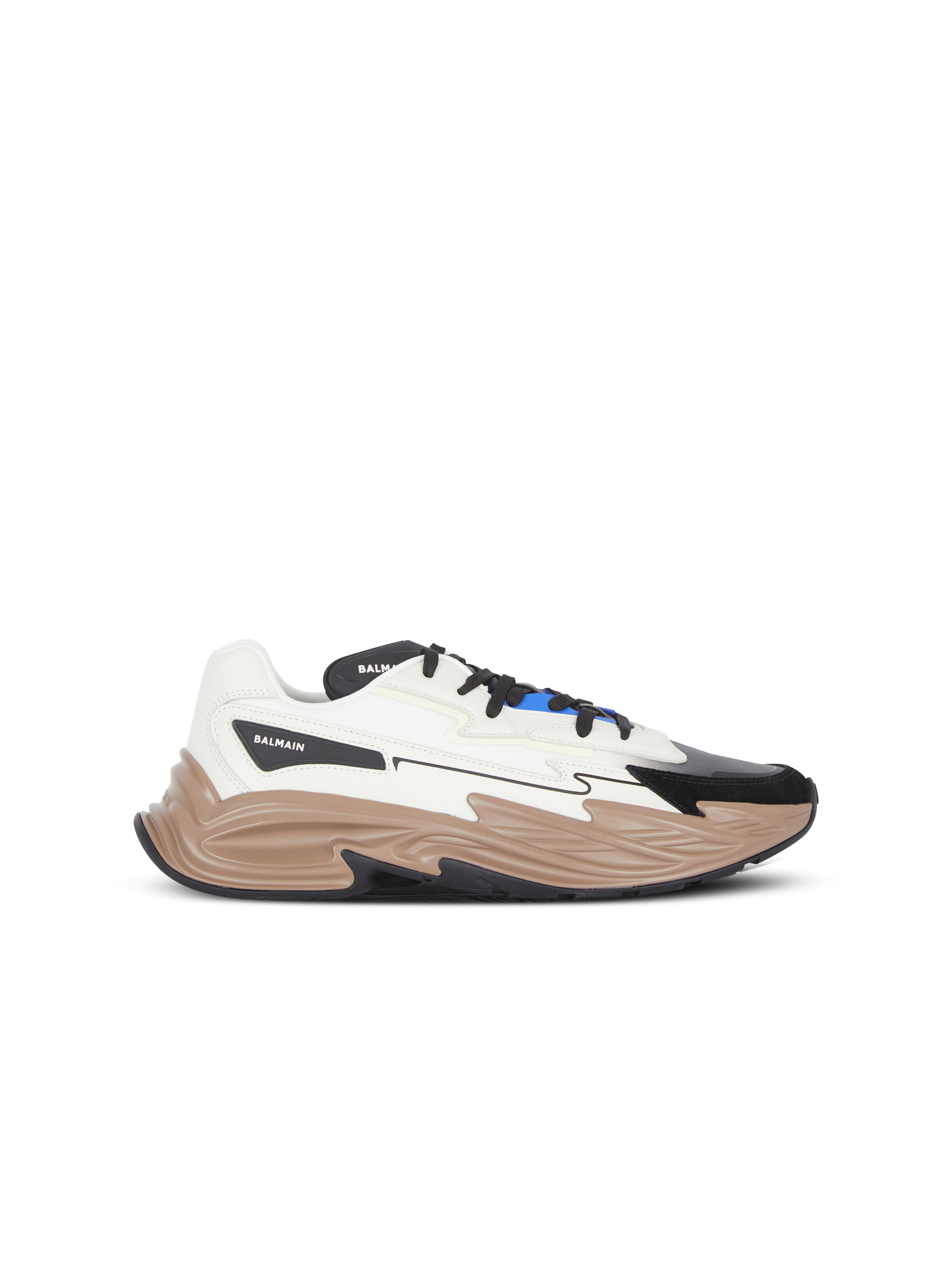 Sneakers Run-Row in pelle