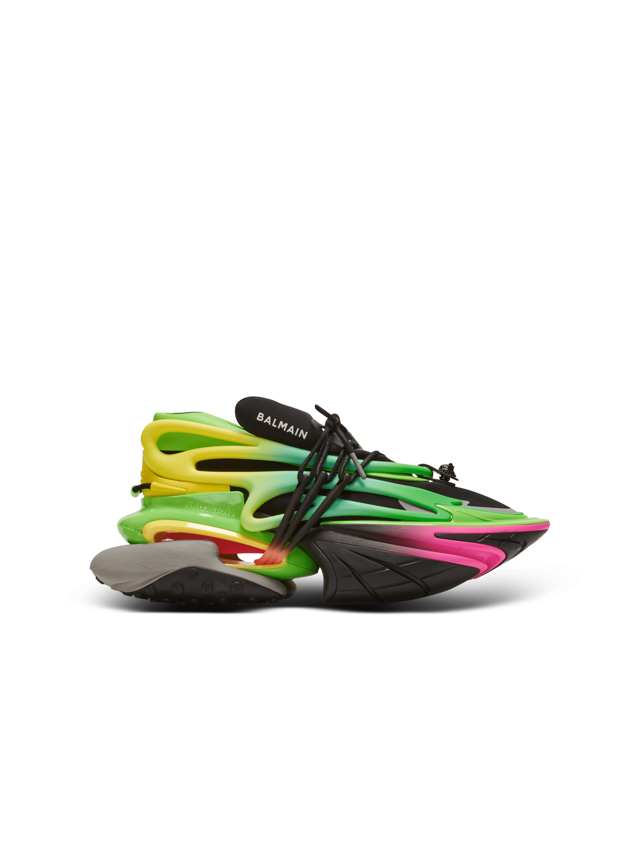 Sneakers Unicorn aus Neopren und Leder, multicolor, hi-res