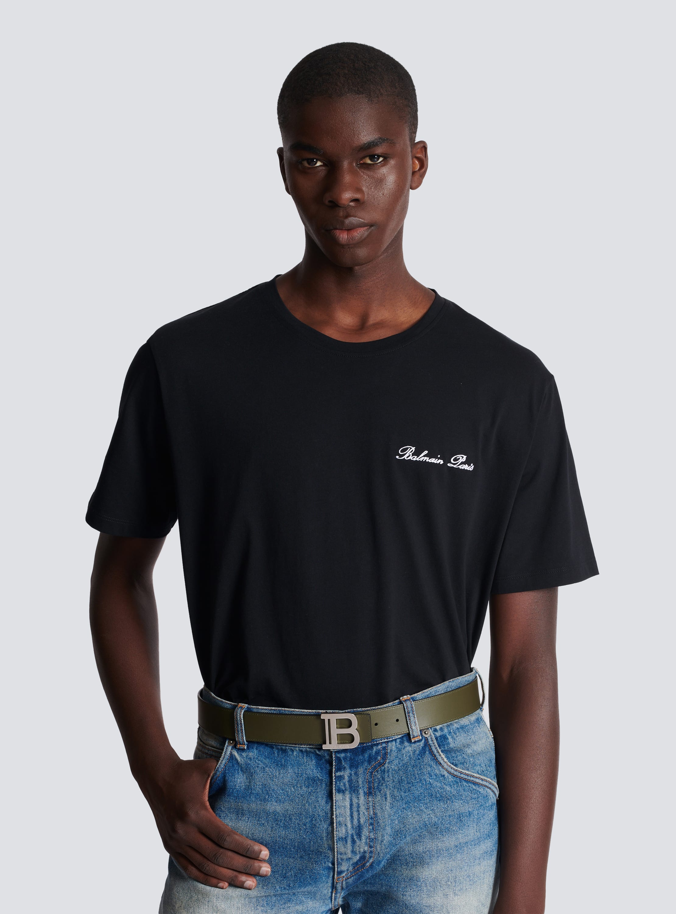 Reversible leather B-Belt