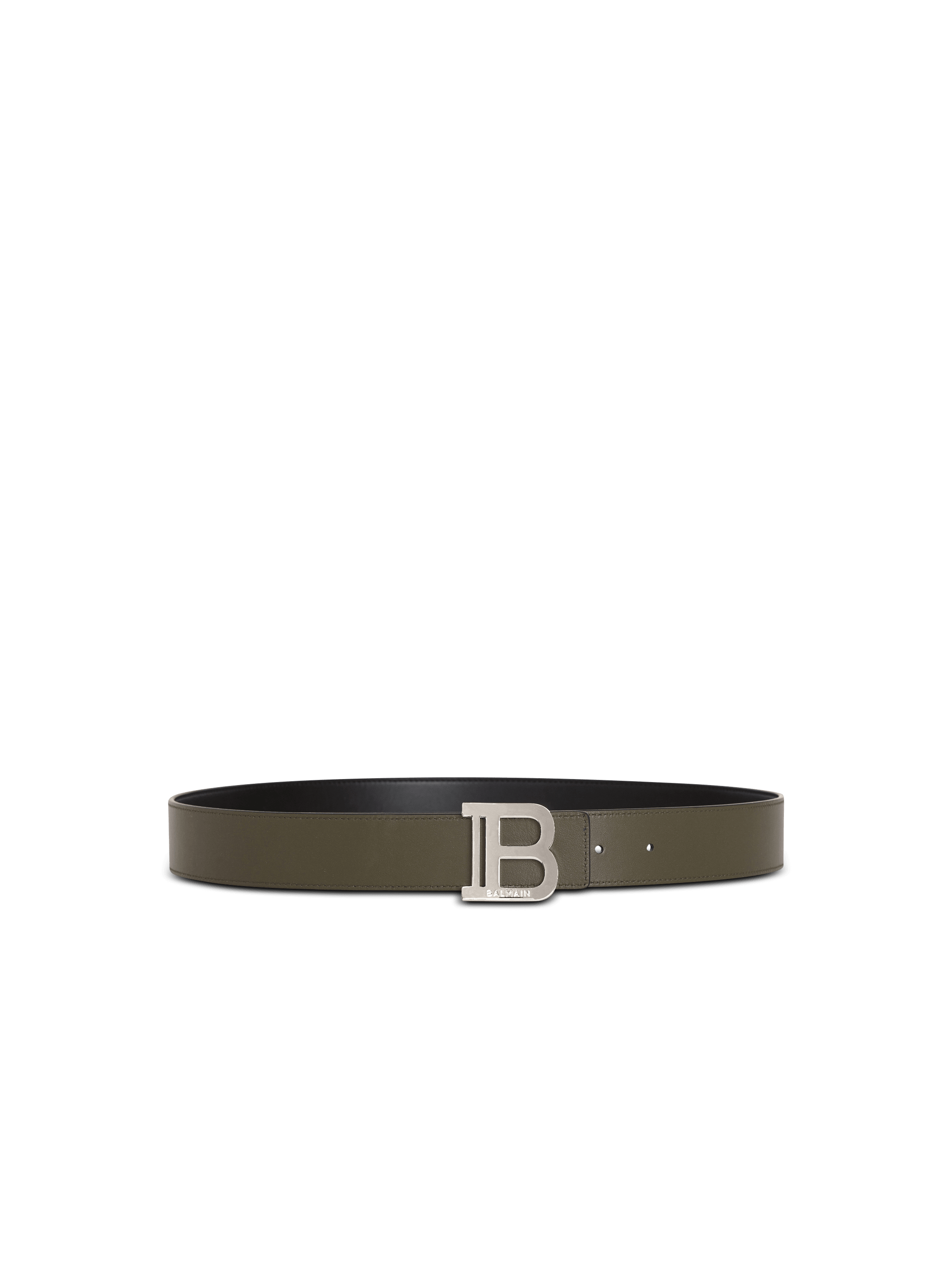 Reversible leather B-Belt