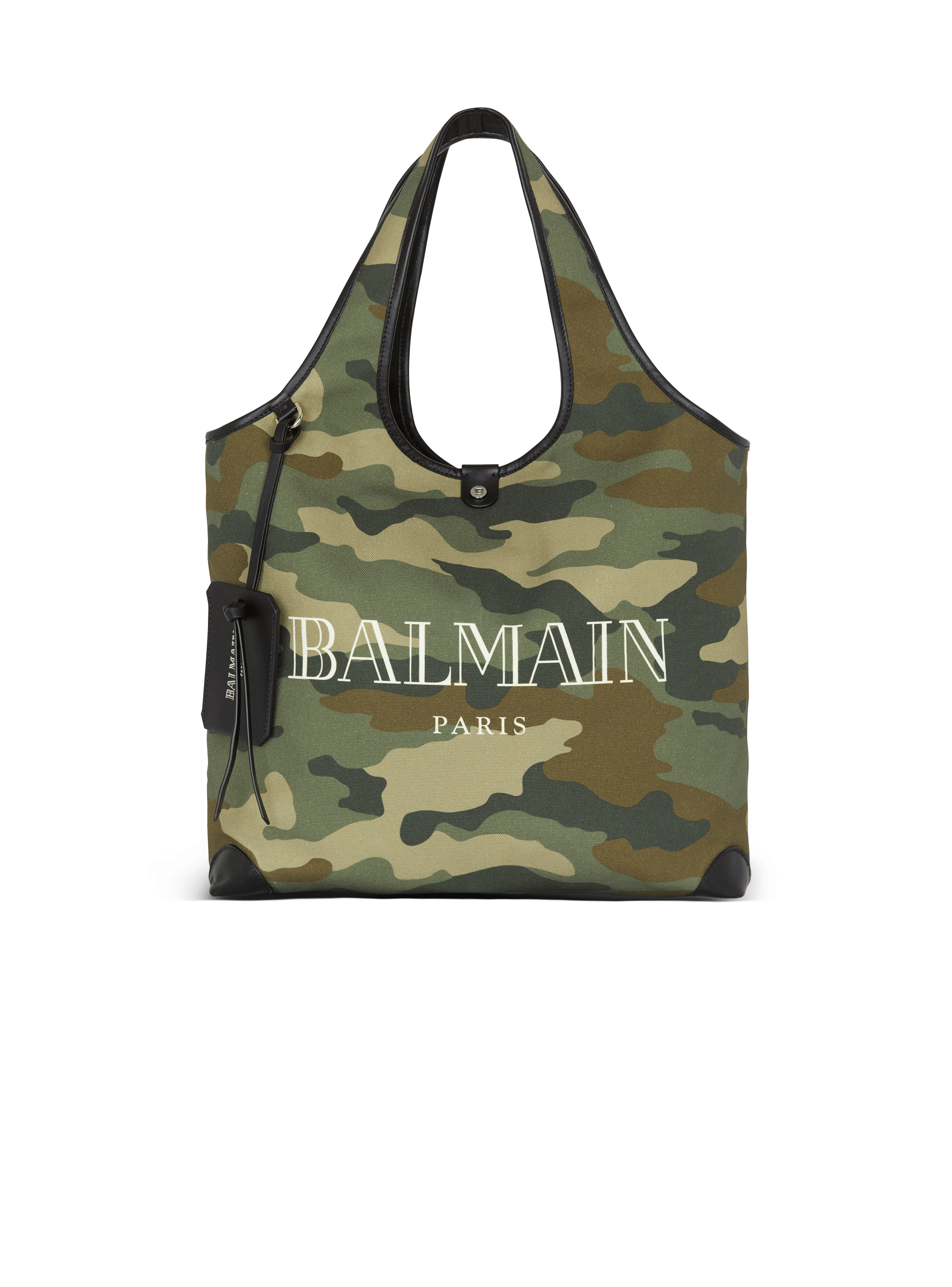 B Army Grocery Bag in Camouflage print canvas