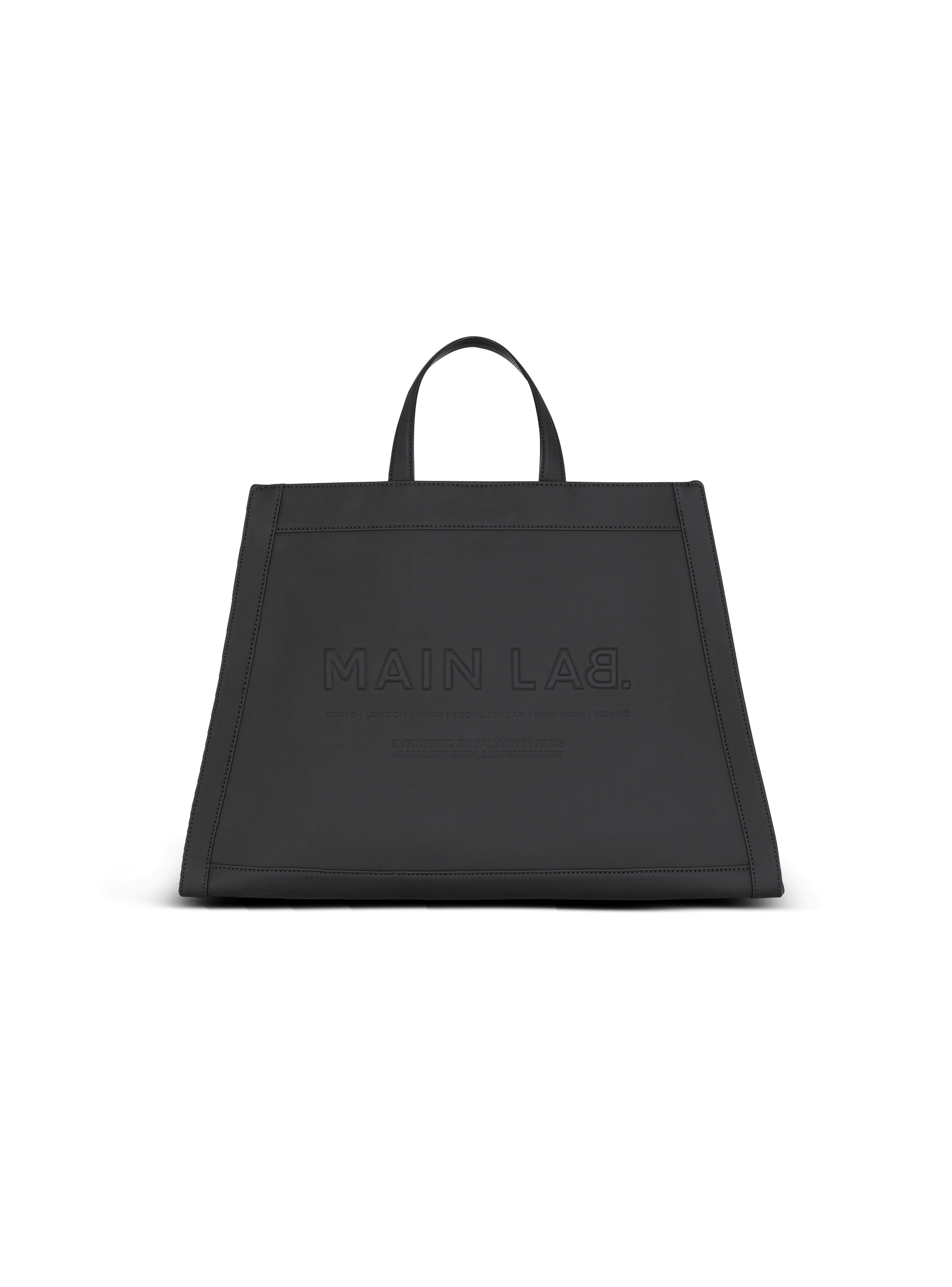 By Olivier rubber-effect leather tote bag