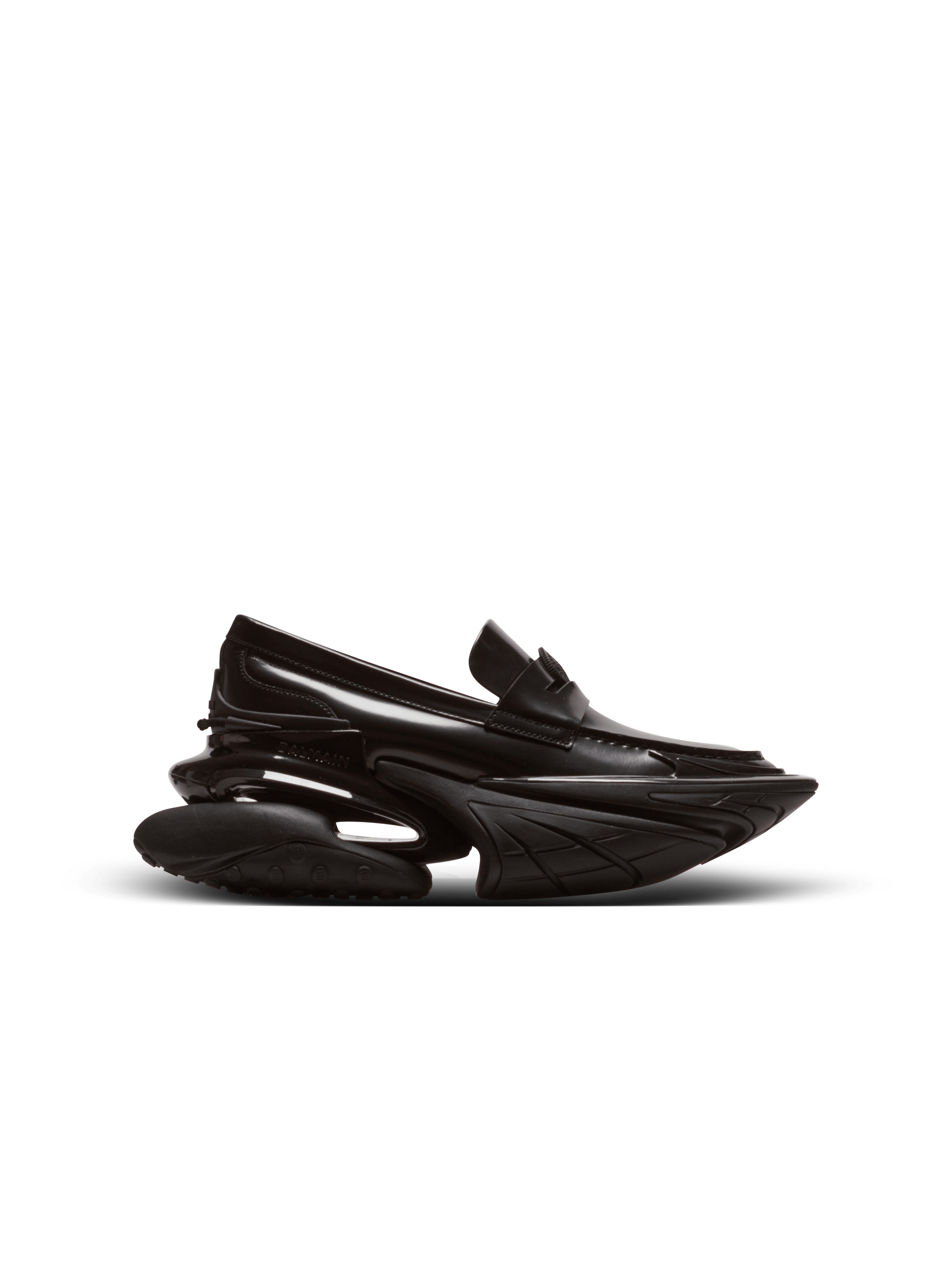 Main Lab Unicorn glazed leather loafers