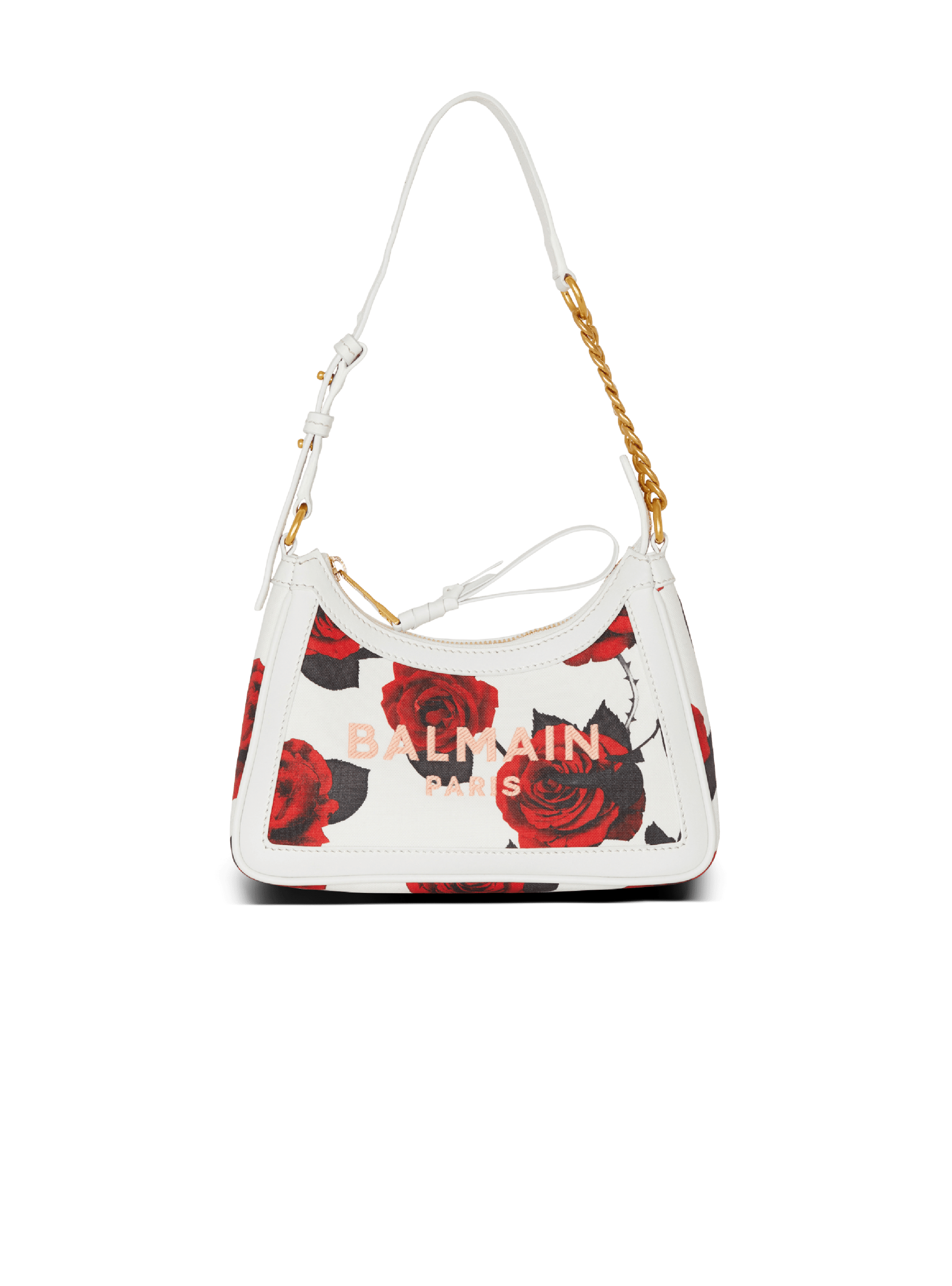 Canvas B-Army Shoulder bag with a Roses print