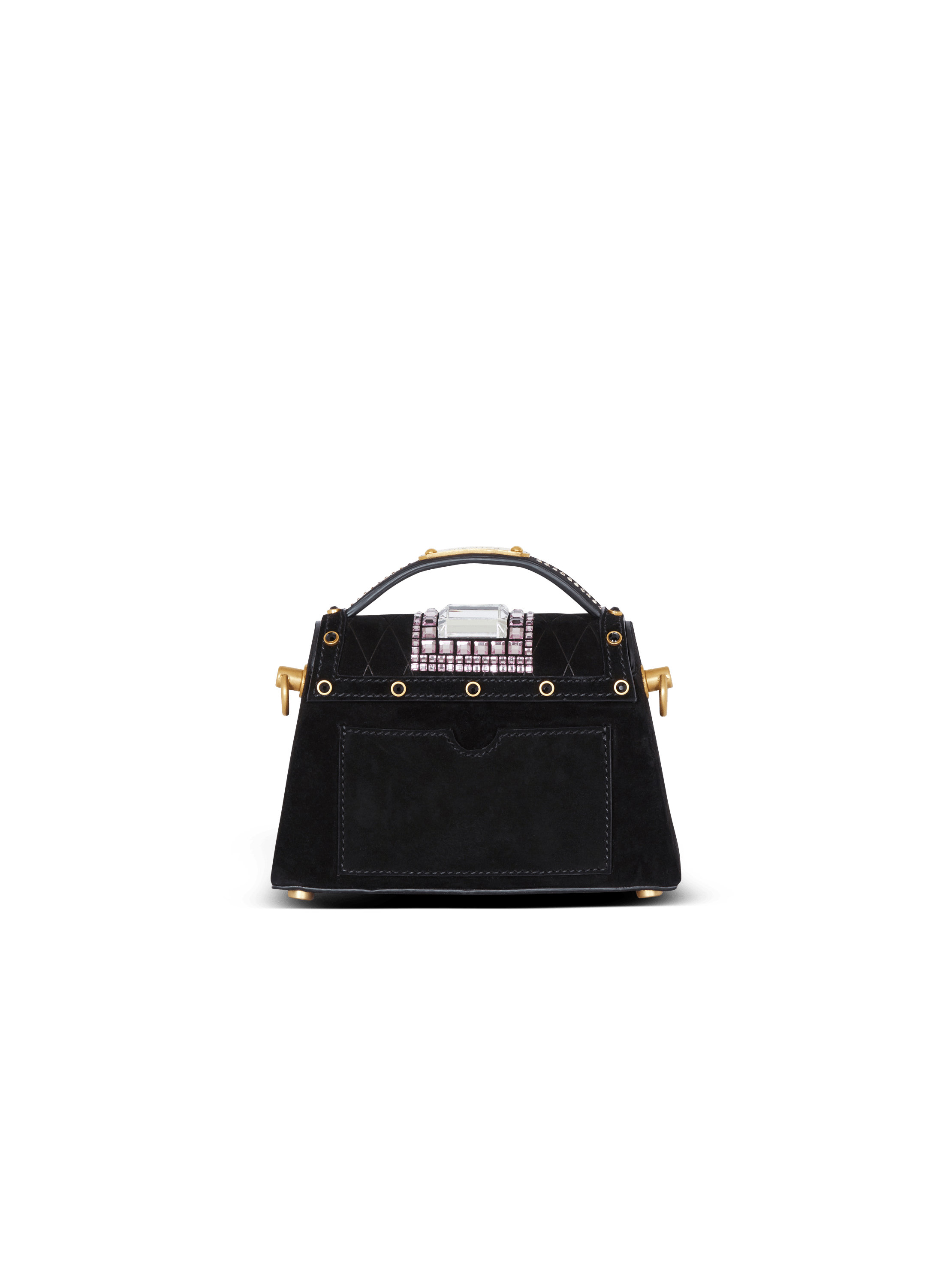 B Buzz Dynasty Small suede bag with embroidery