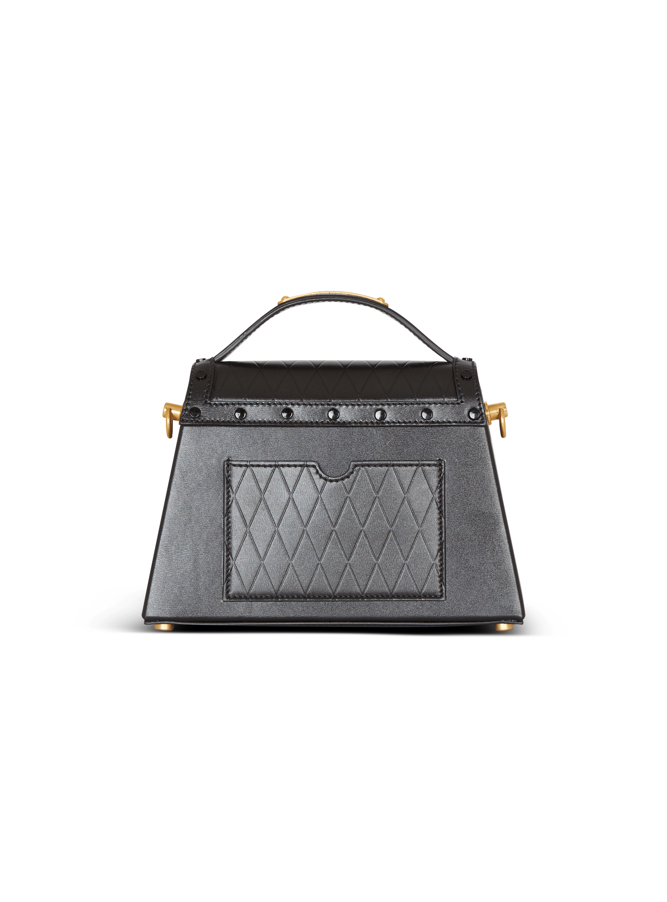 B-Buzz Dynasty bag in grid-embossed calfskin