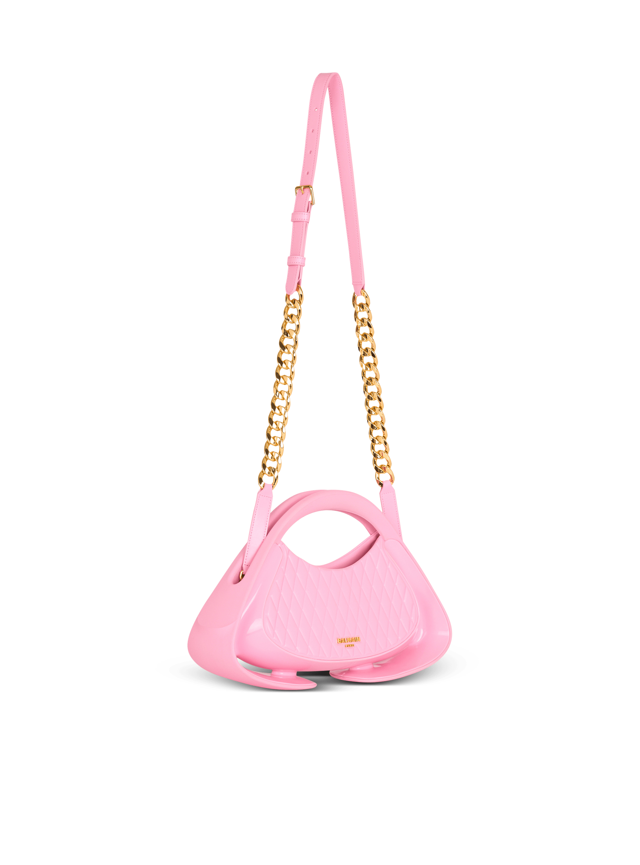 Balmain pink purse sale