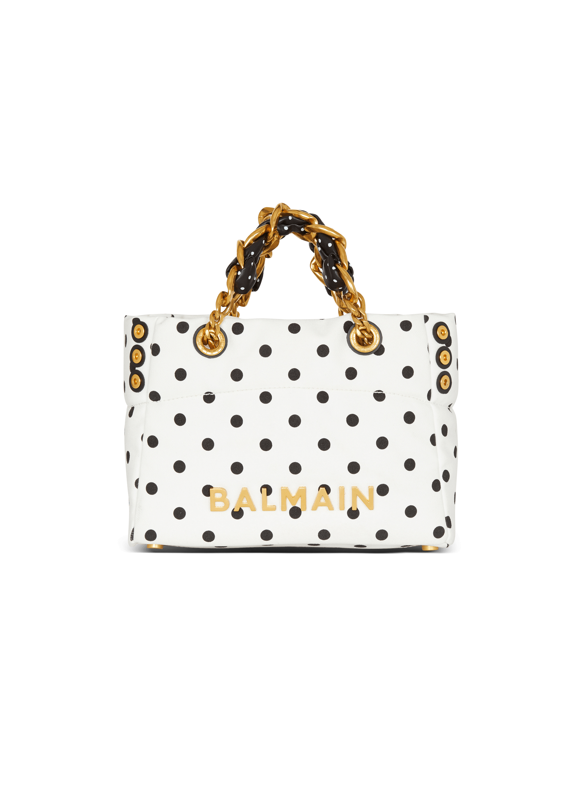 Sac Cabas 1945 Soft Small en toile imprimé pois