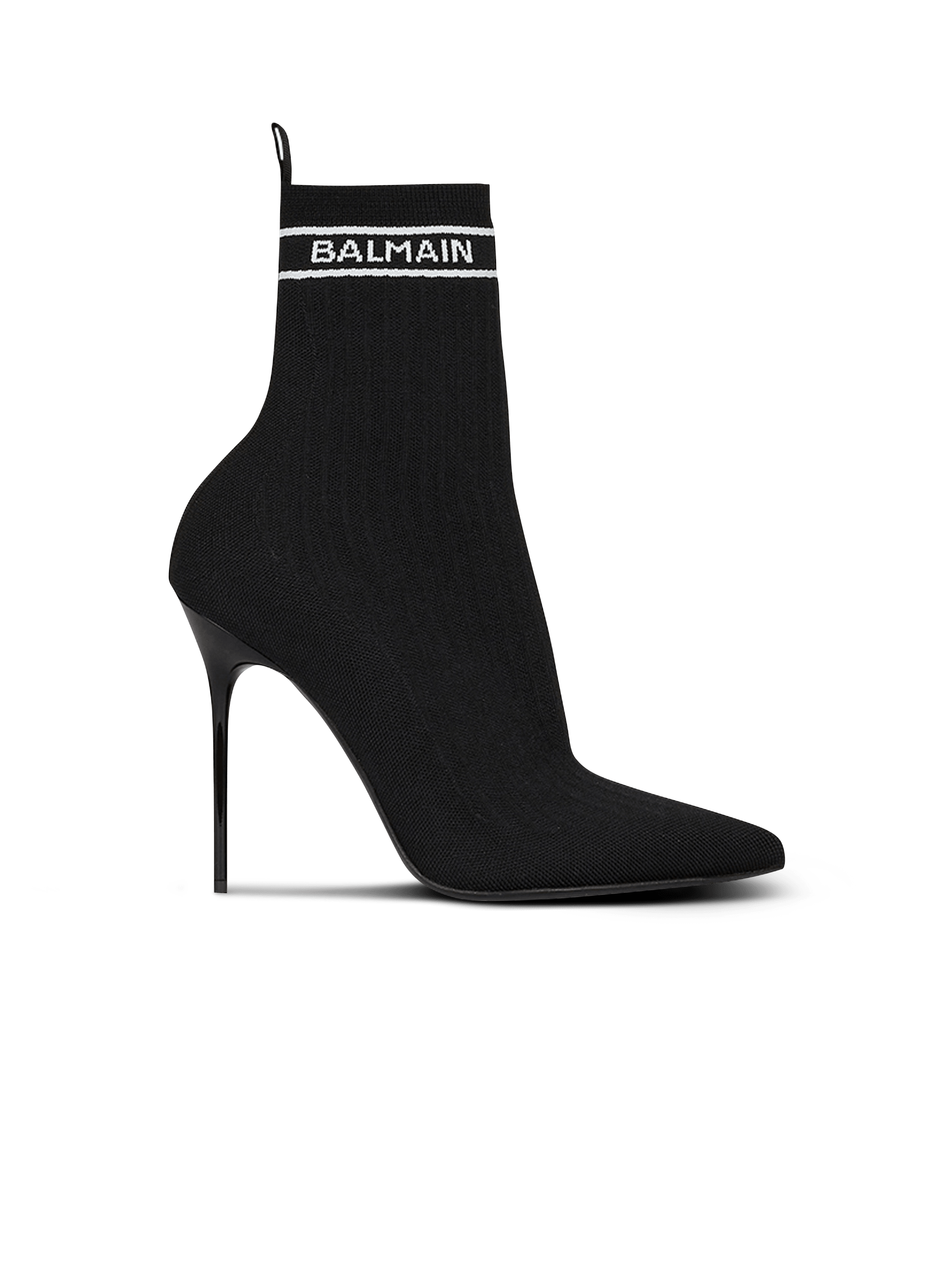 Skye knit ankle boots black - Women | BALMAIN