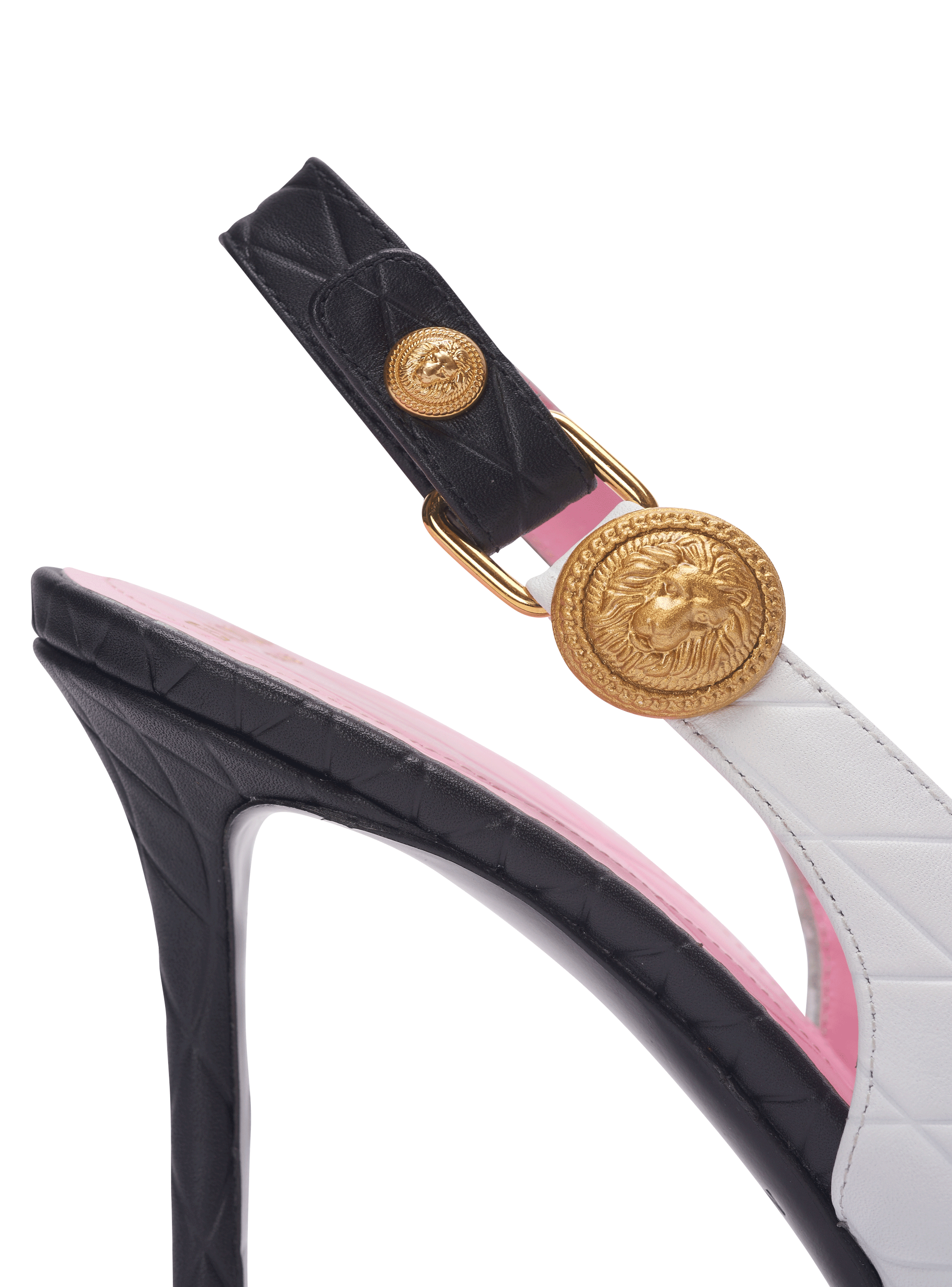 Eva pumps in calfskin with embossed Diamond motif - Women