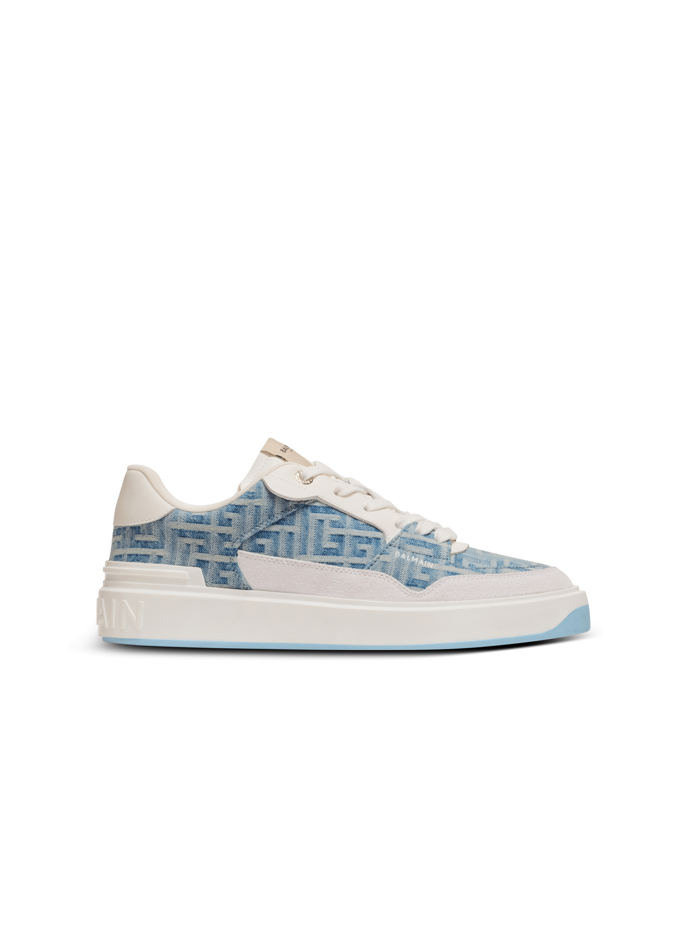 Sneakers B-Court Flip in denim monogramma PB labirinto