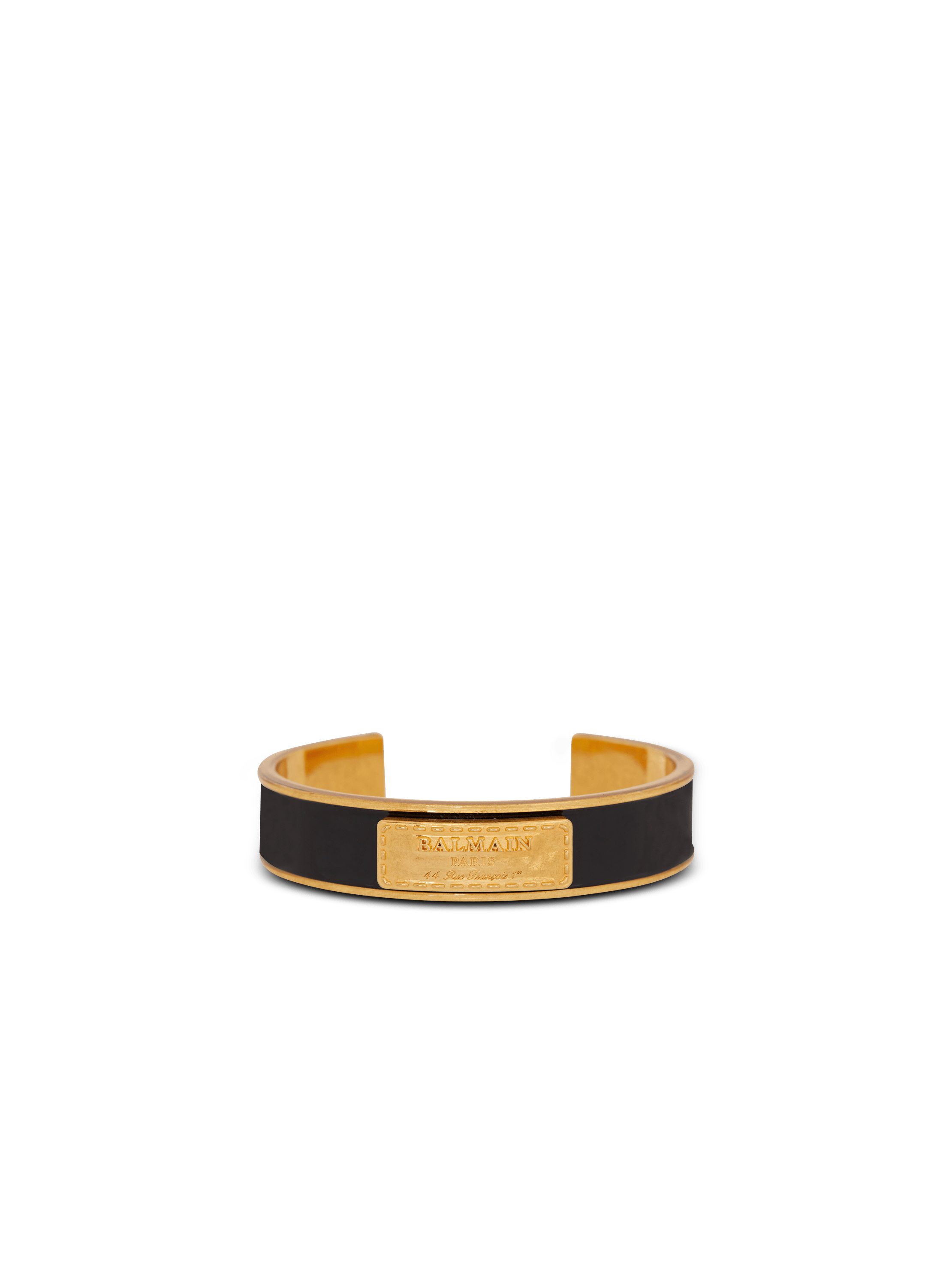 Bracciale iconico tubolare in ottone e smalto