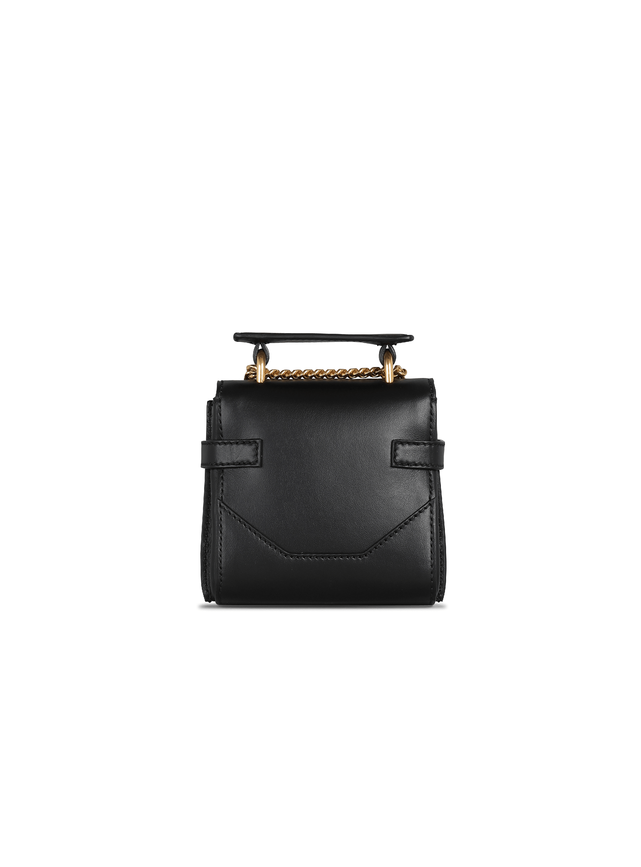 B-Buzz Mini 12 leather bag black - Women | BALMAIN