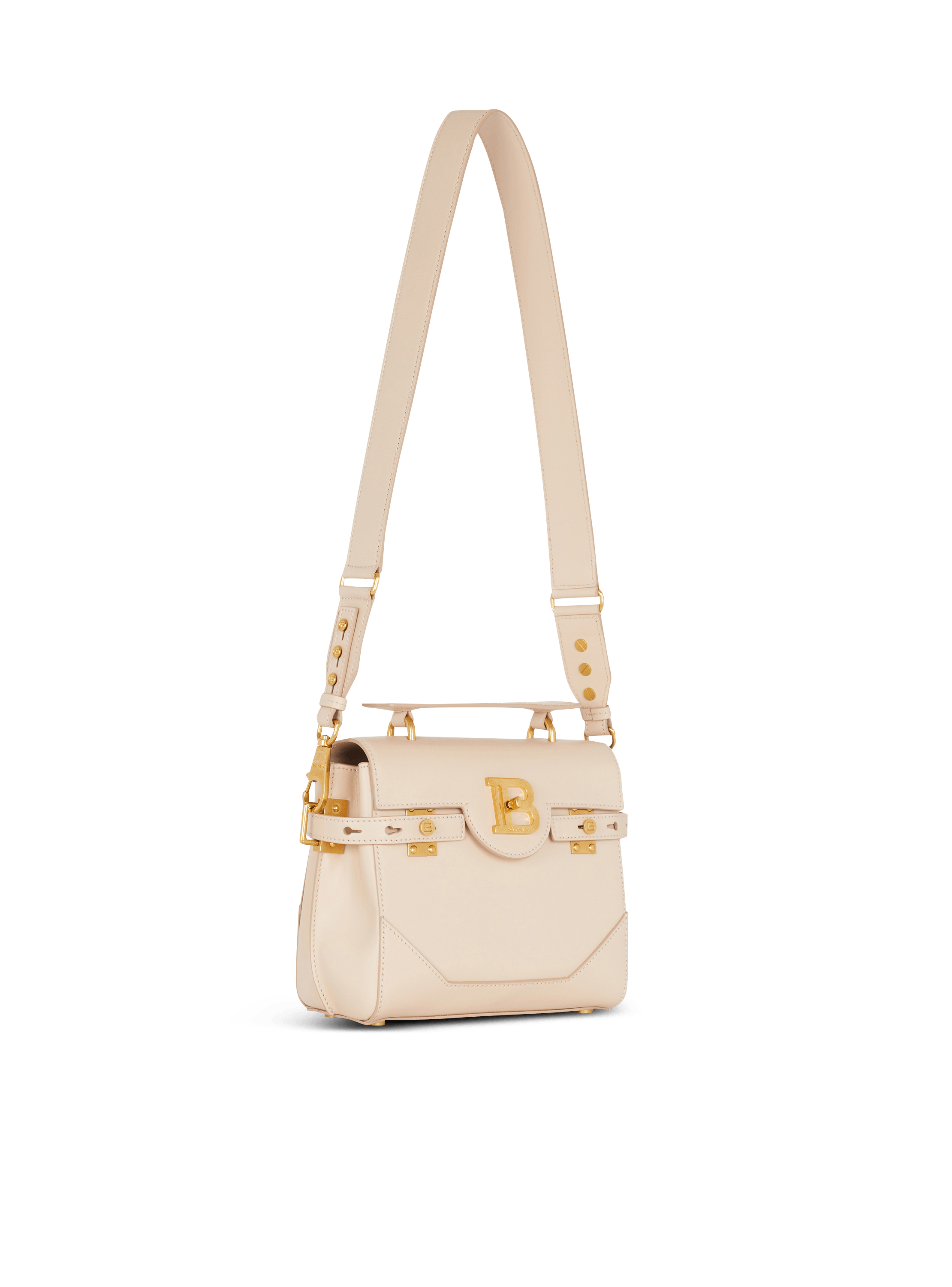 Balmain B-Buzz logo-plaque shoulder bag - Neutrals