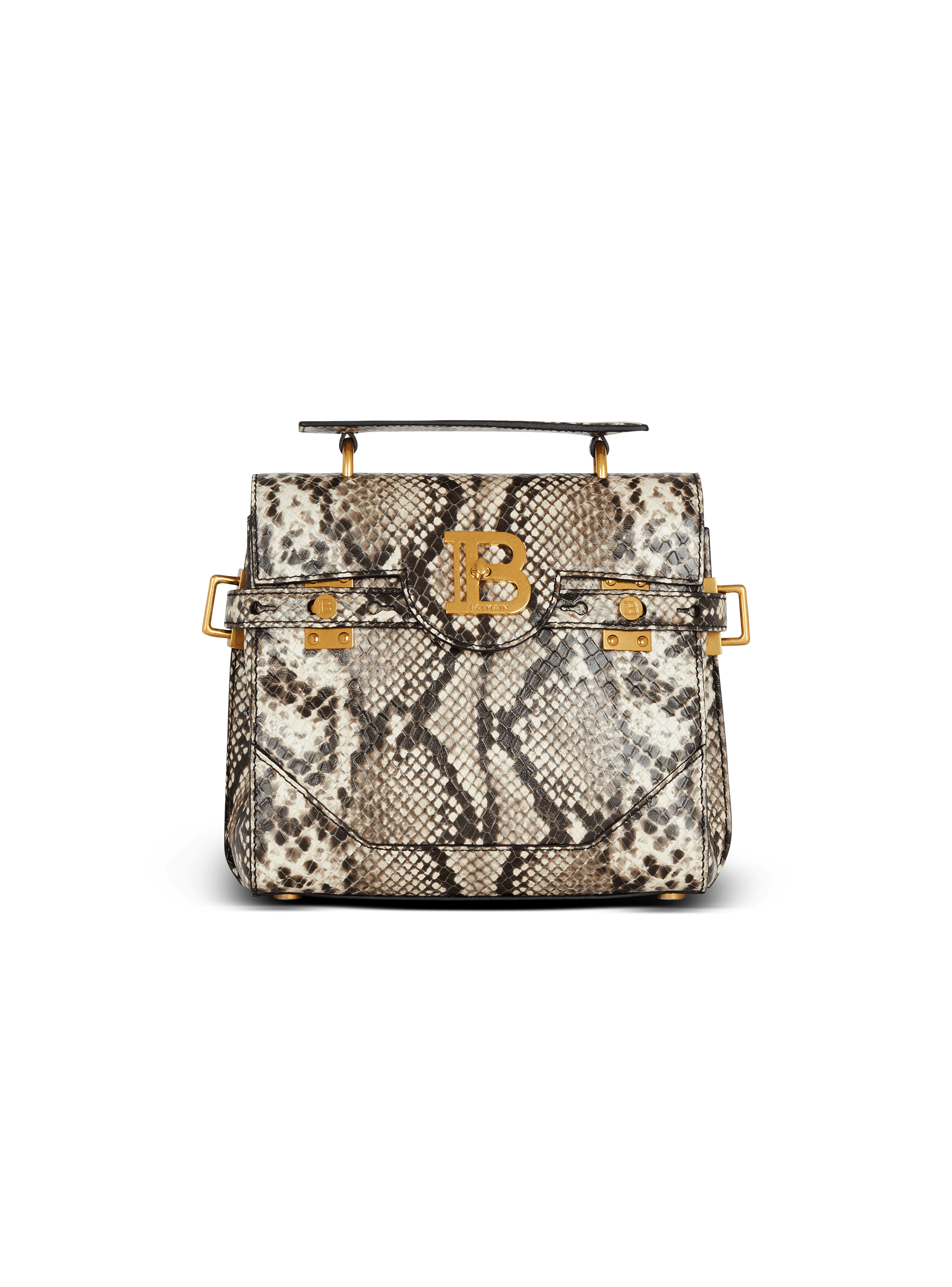 Sac B-Buzz 23 en cuir effet python